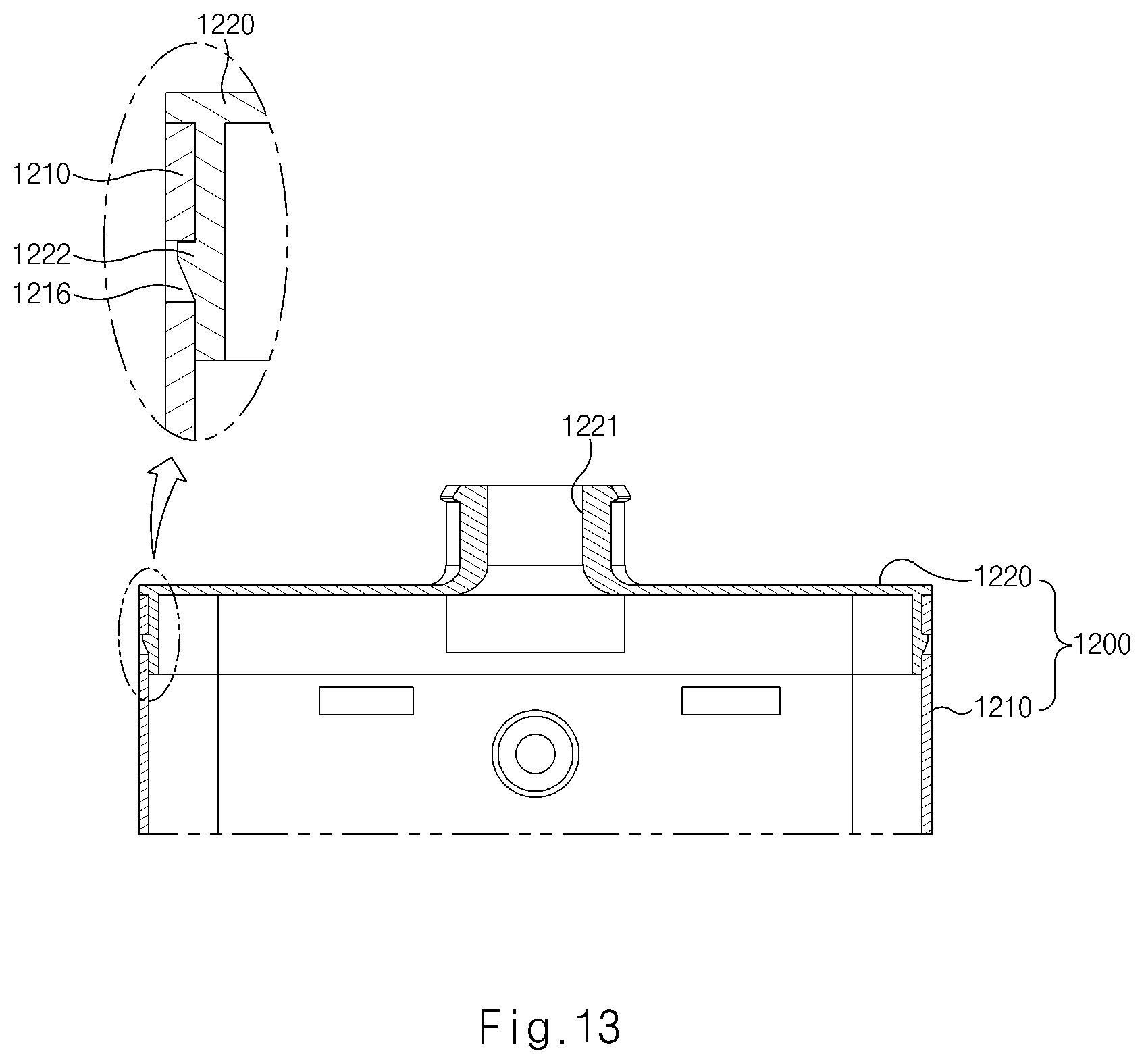 Patent US12614741 Figure 13 – Fuel cell system and condensate water storage device