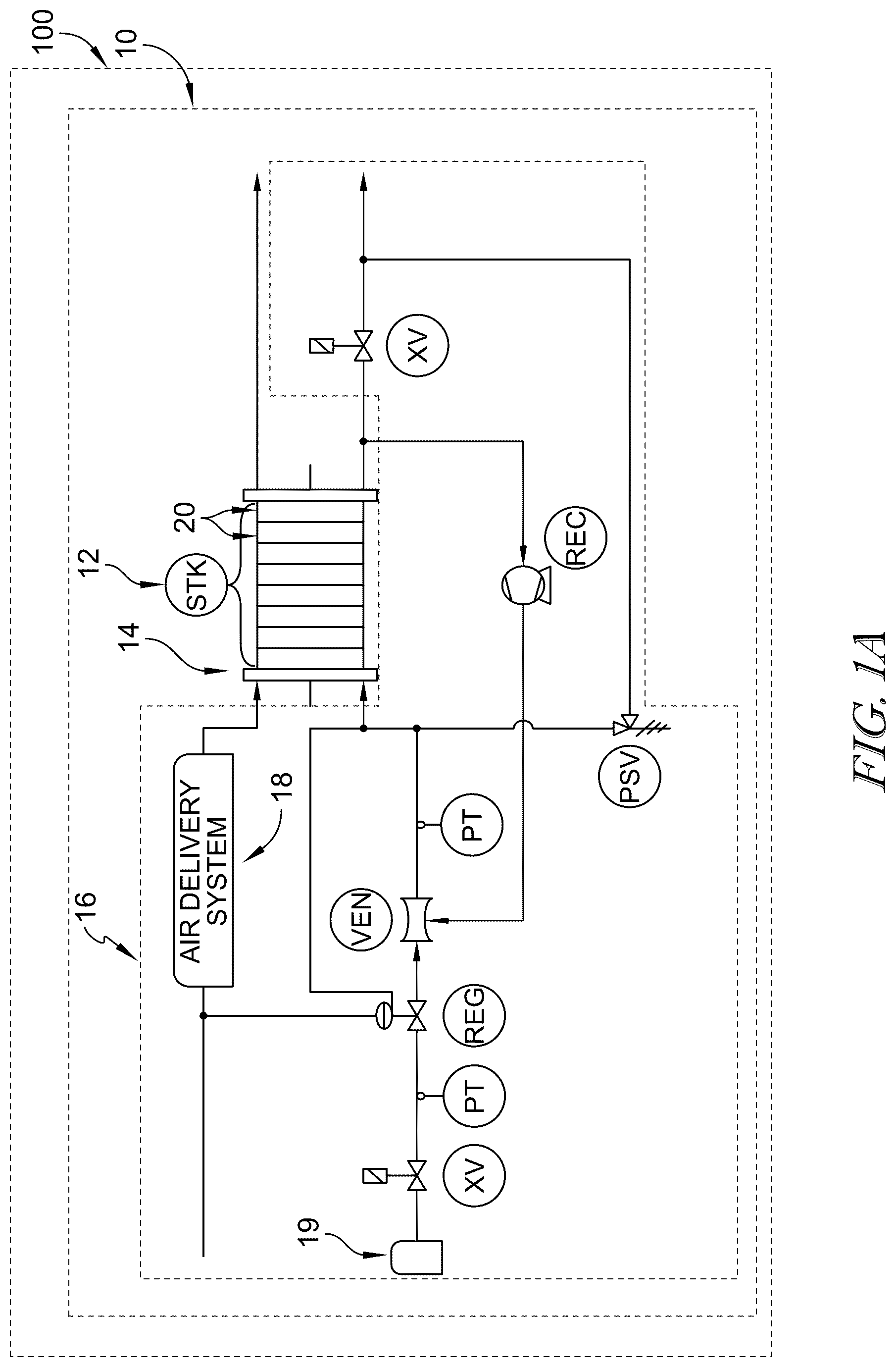 Patent US12614742 — Purge systems and methods in a fuel cell system — Figure 1
