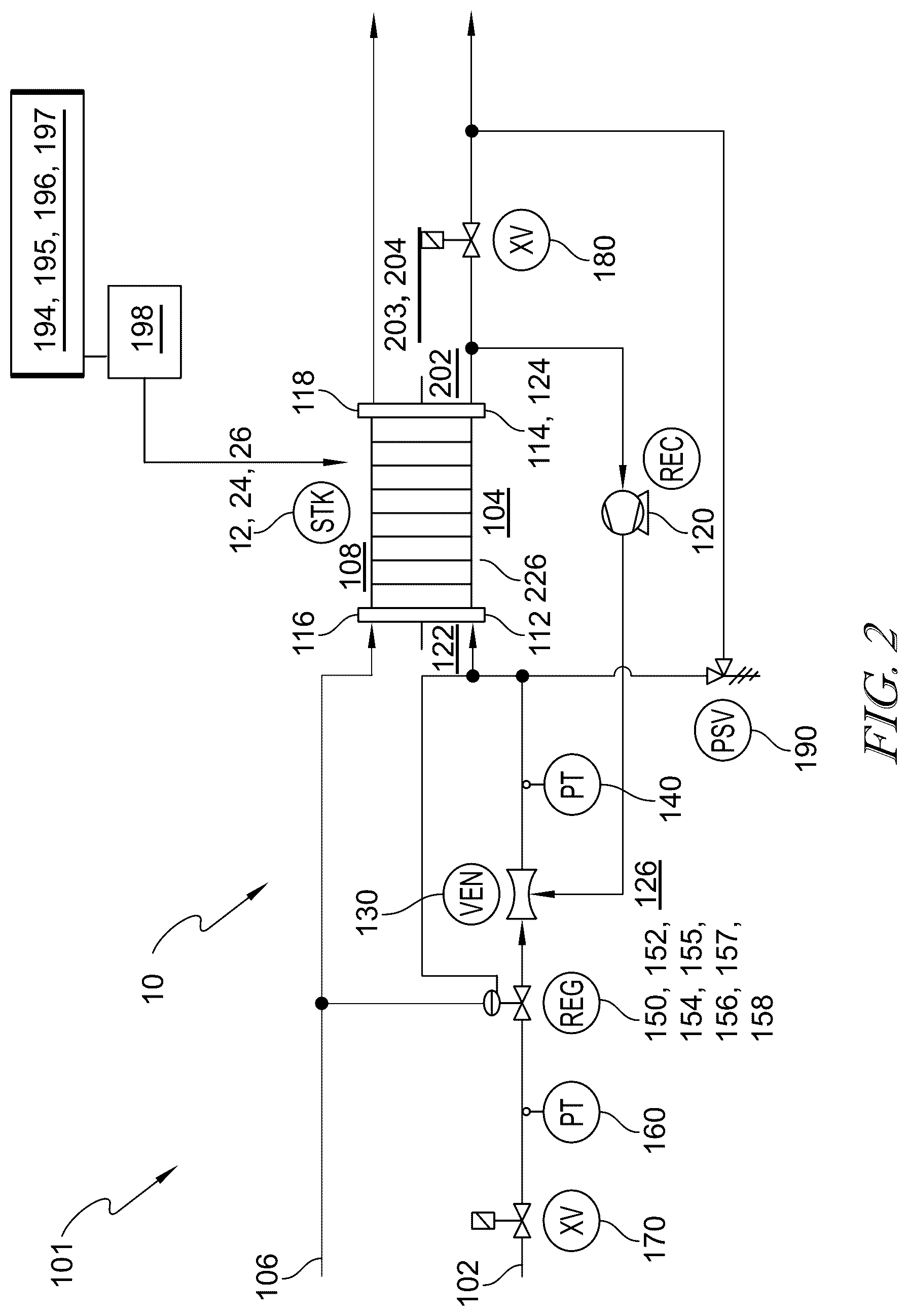 Patent US12614742 Figure 4 – Purge systems and methods in a fuel cell system