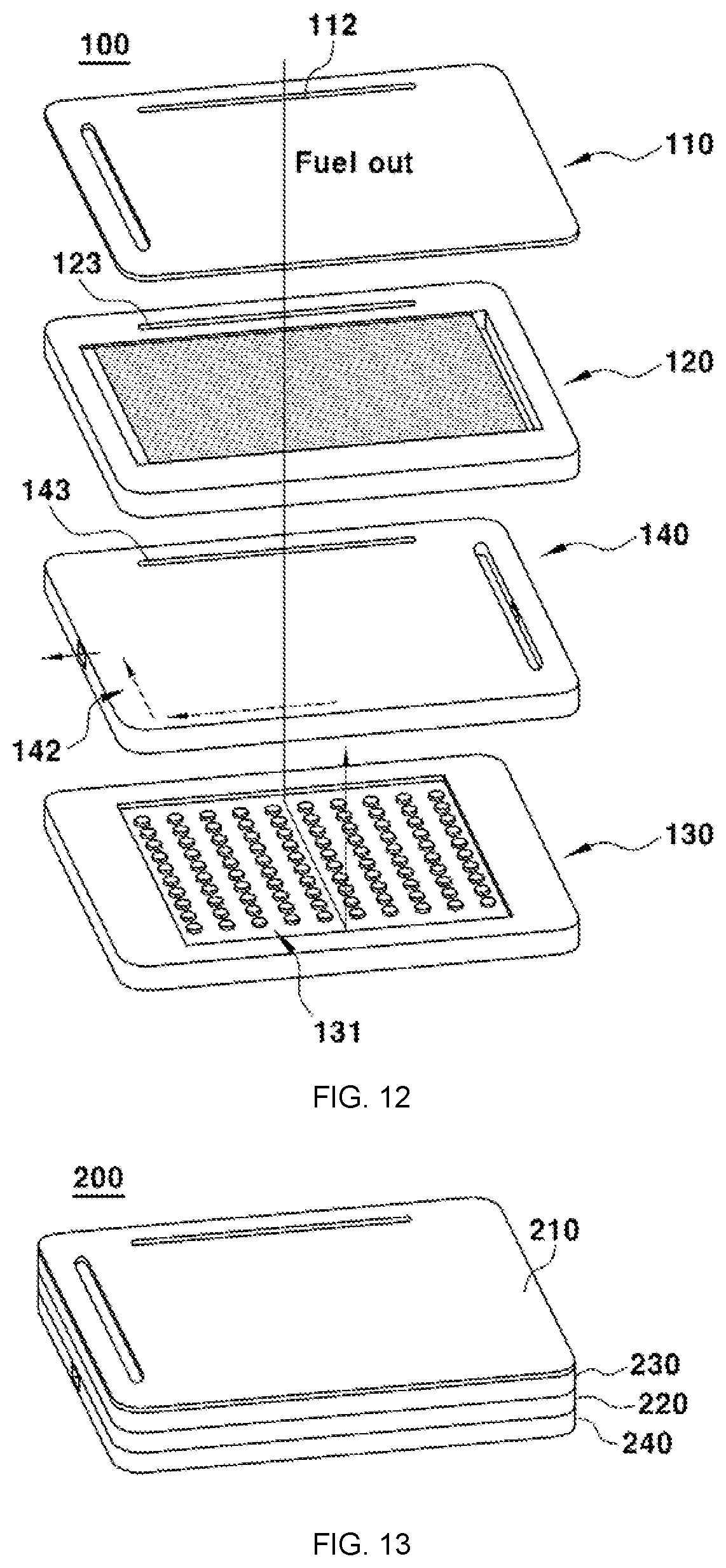 Patent US12614747 Figure 7 – Fuel cell manifold and fuel cell stack including the same