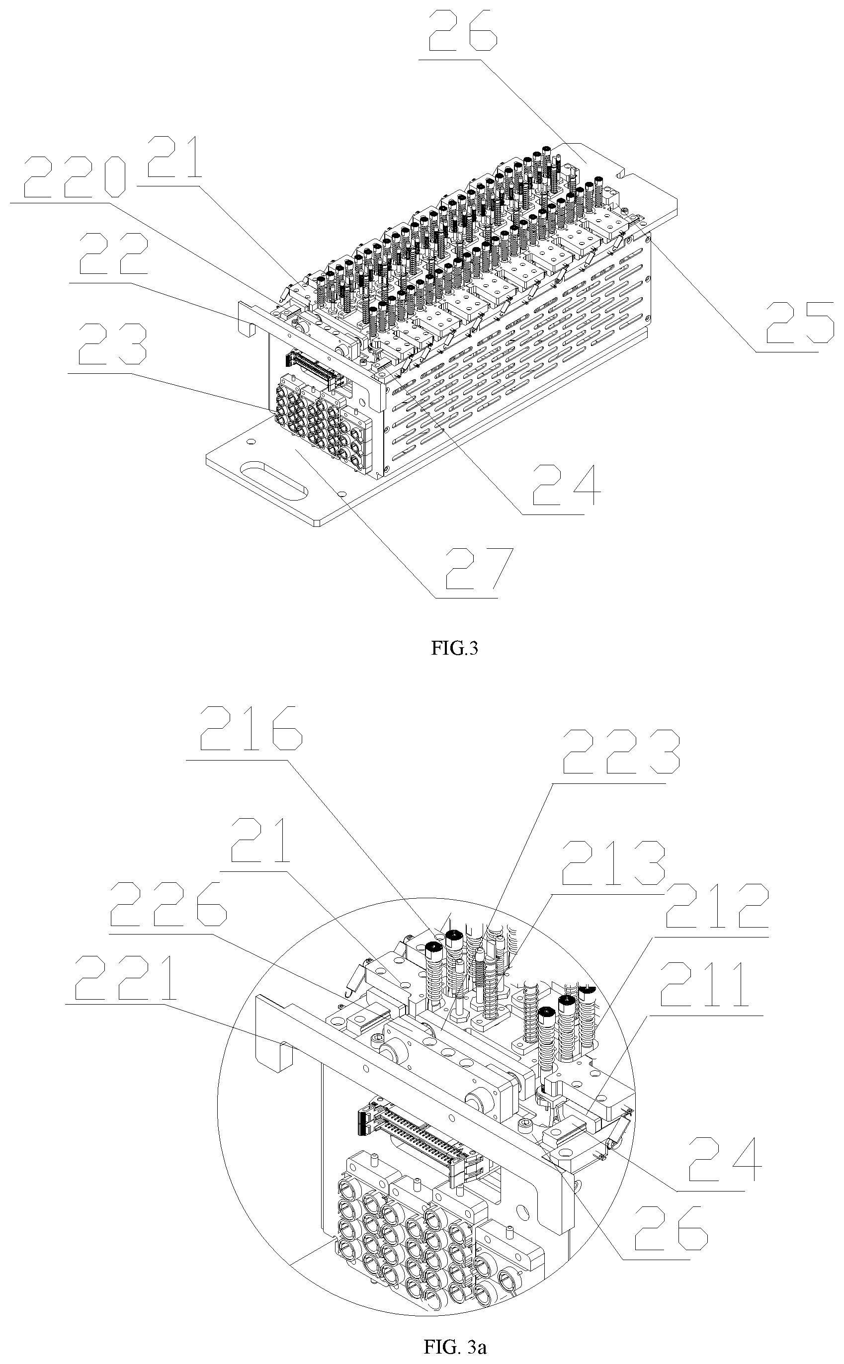 Patent US12614750 Figure 2 – Pressing mechanism with variable distance position and equal dividing for charging and discharging of the square battery