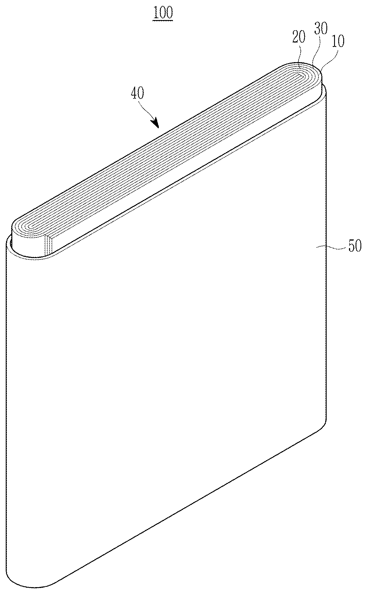 Patent US12614755 Figure 1 – Non-aqueous electrolyte for rechargeable lithium battery and rechargeable lithium battery comprising same