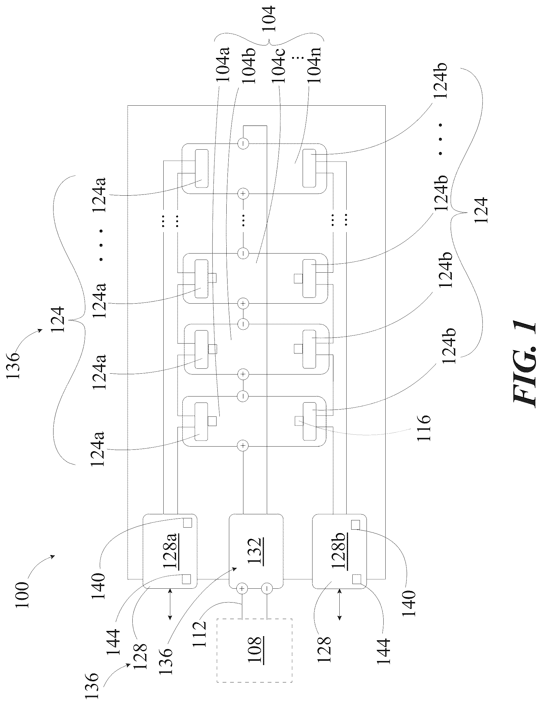 Patent US12614771 Figure 1 – Electric aircraft battery pack and methods of use