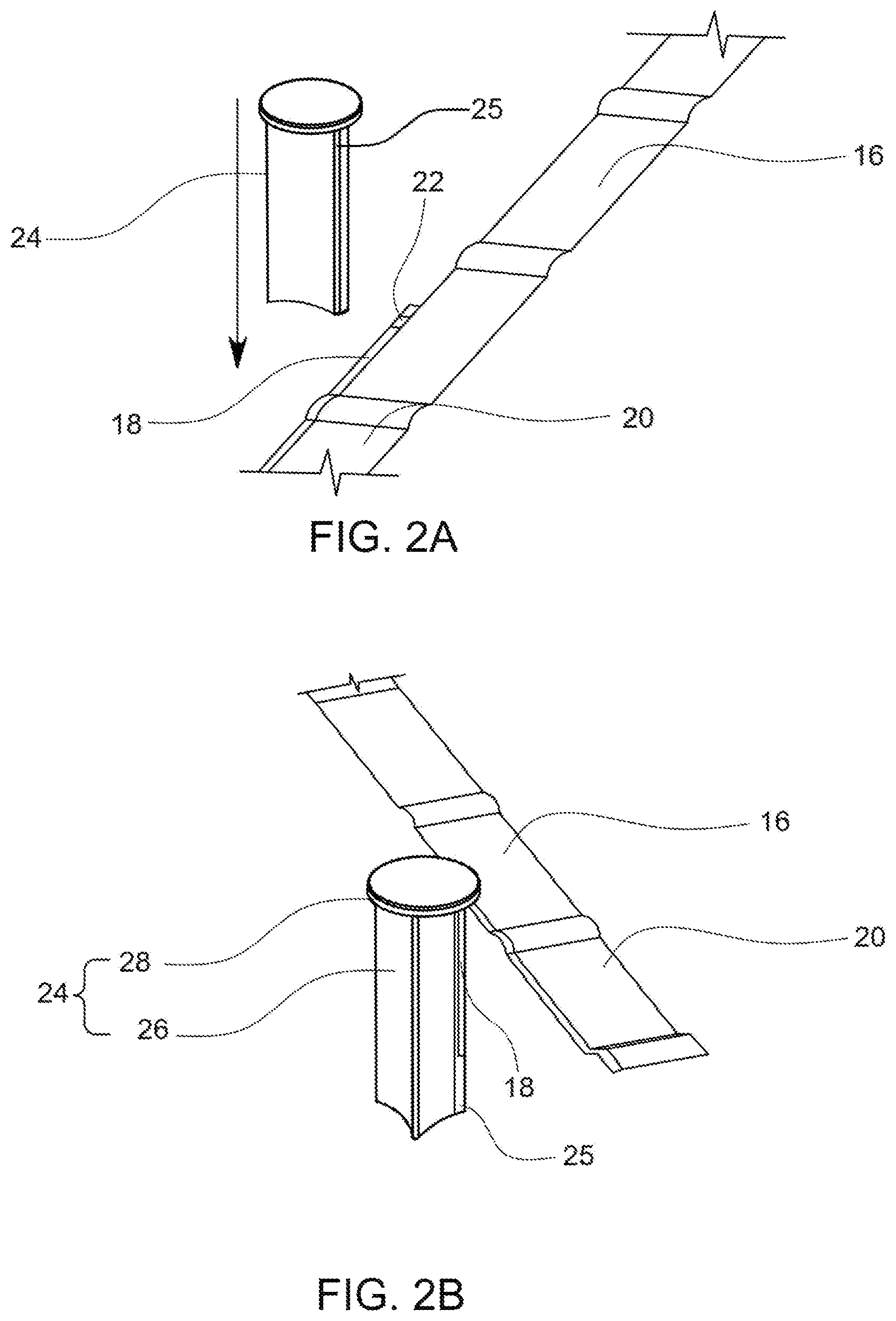 Patent US12614772 Figure 2 – Battery system comprising cylindrical cells and a temperature sensor and method of installing the same