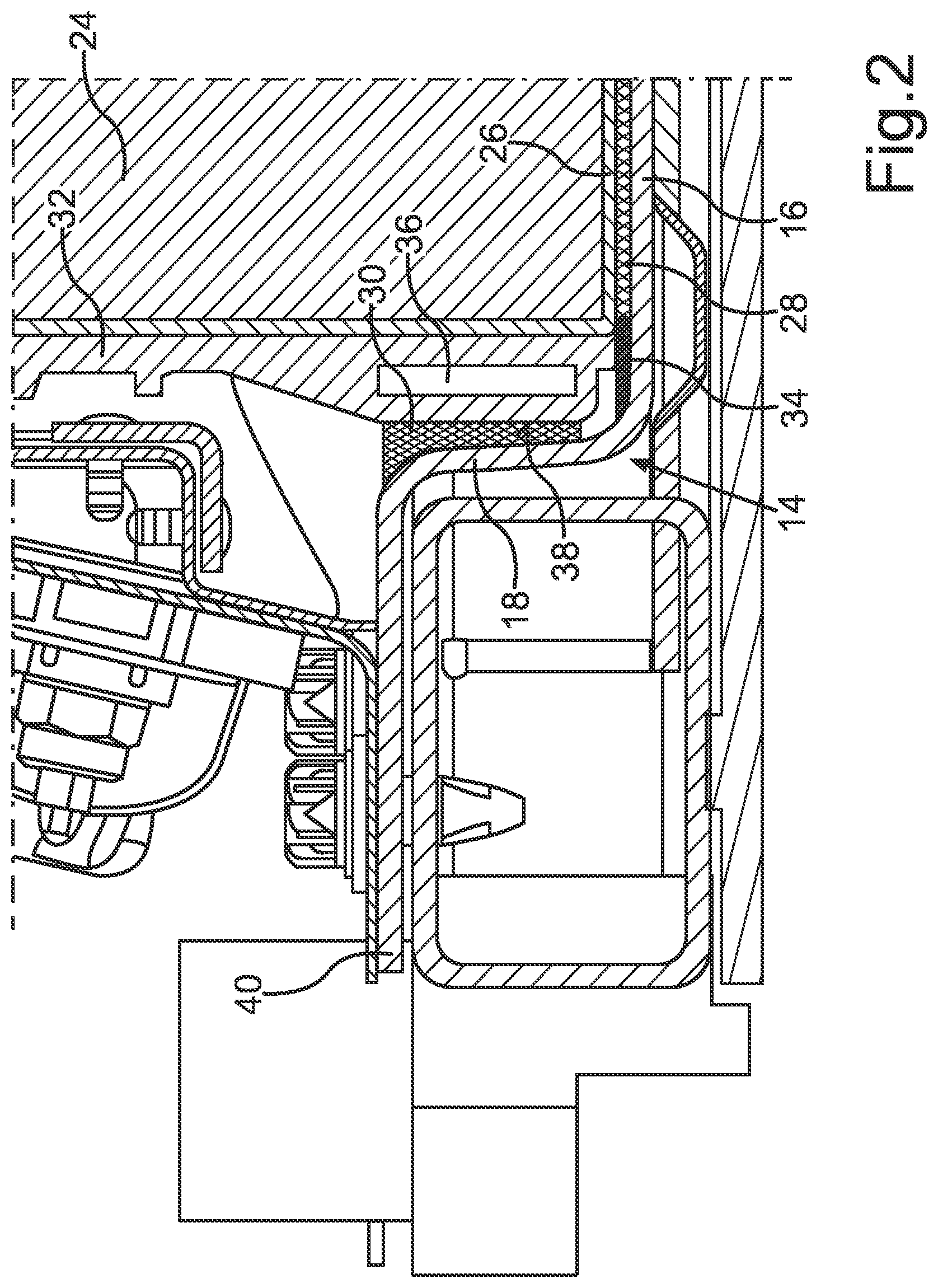 Patent US12614774 Figure 2 – Battery arrangement for a motor vehicle