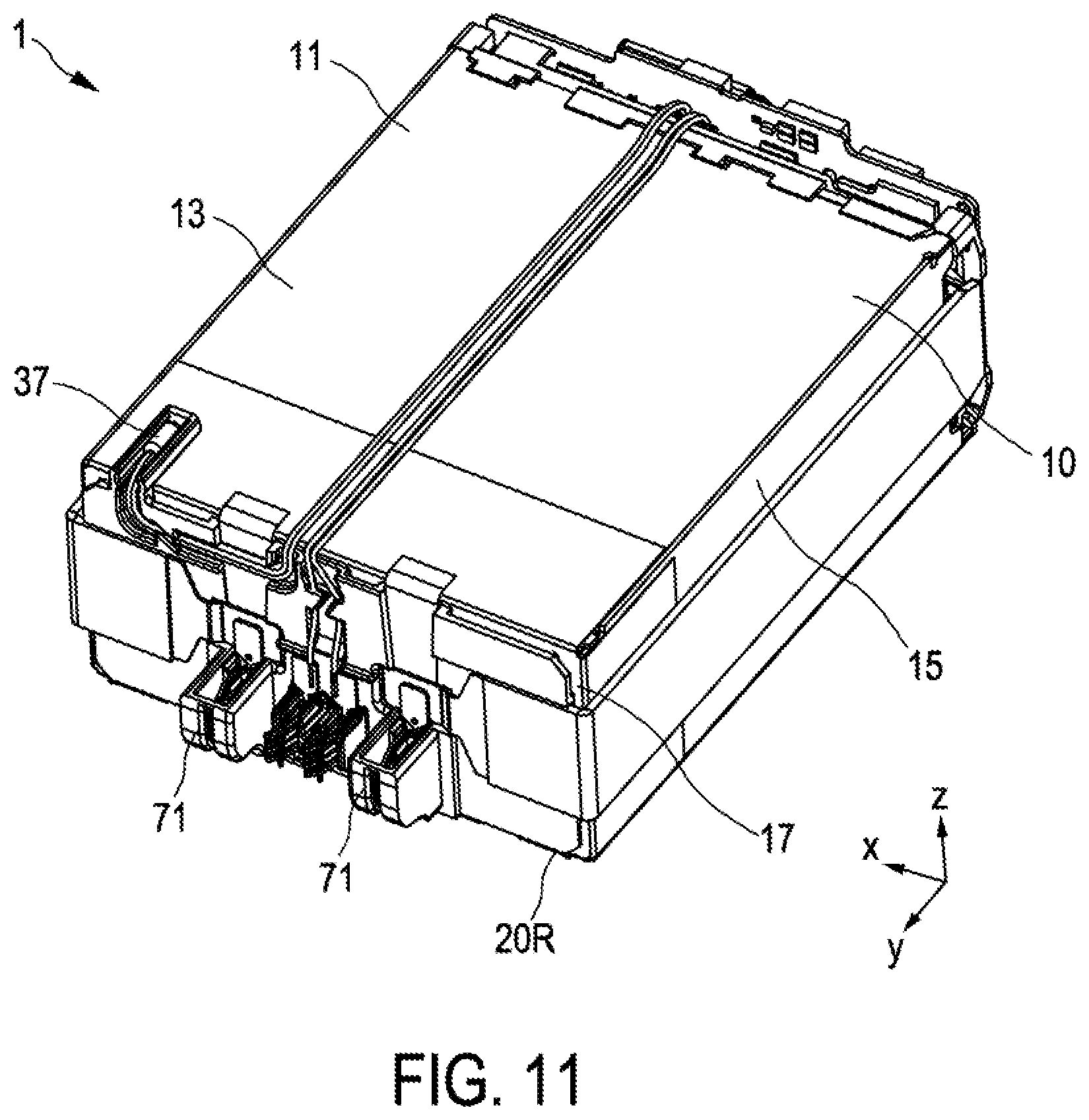 Patent US12614775 Figure 10 – Battery pack, treatment system and method for the production of a battery pack