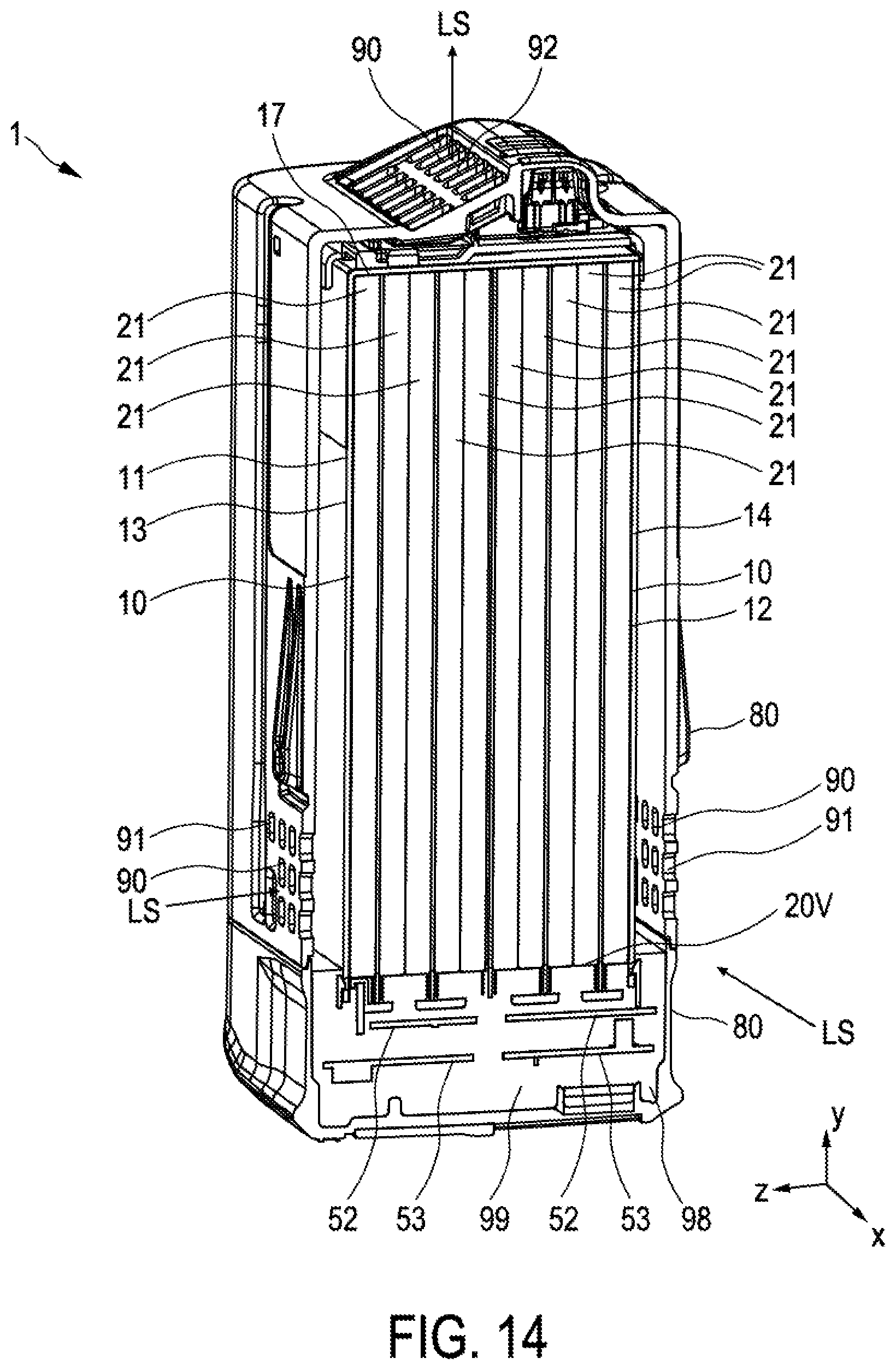 Patent US12614775 Figure 13 – Battery pack, treatment system and method for the production of a battery pack