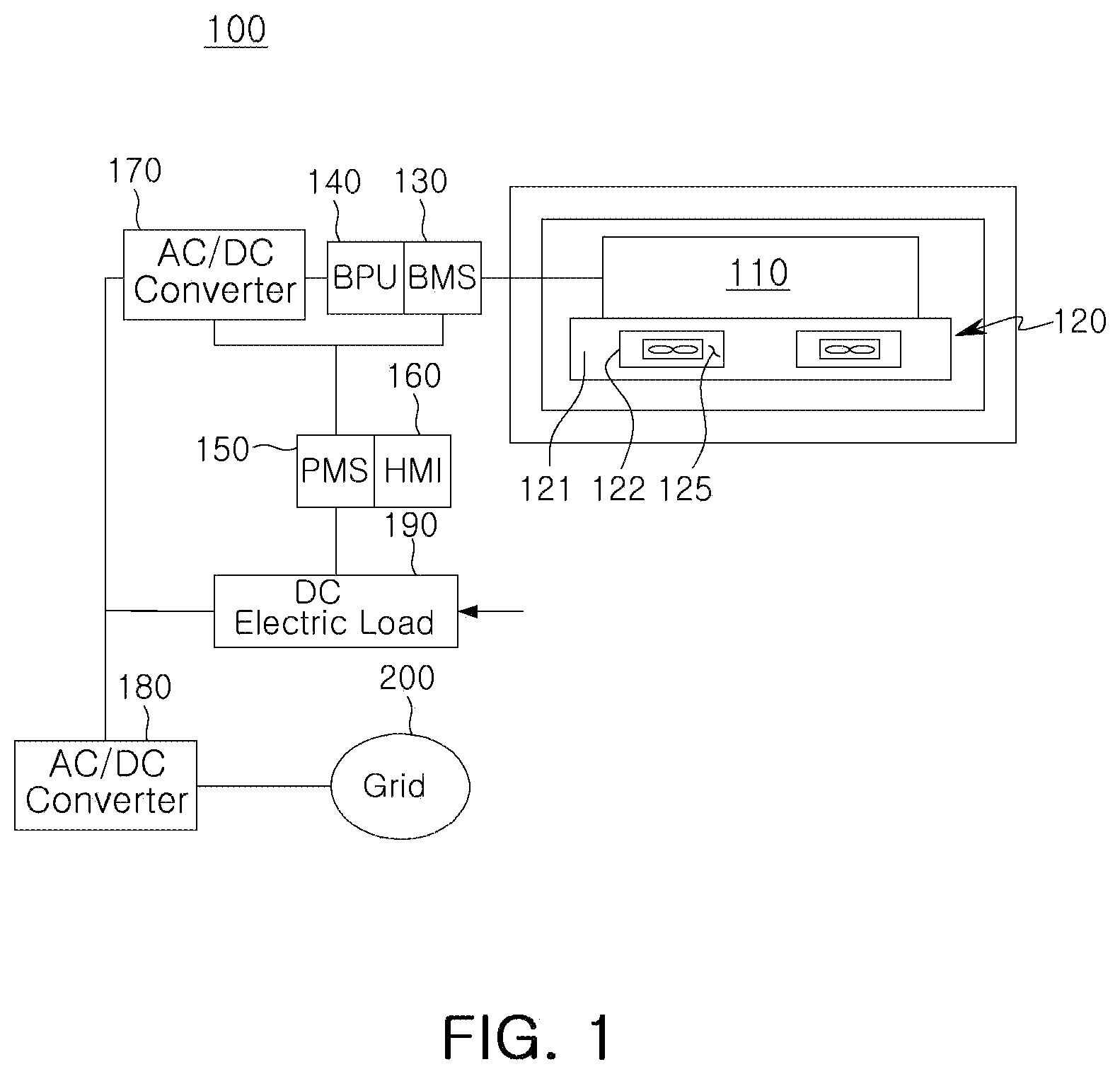 Patent US12614783 Figure 1 – Energy system