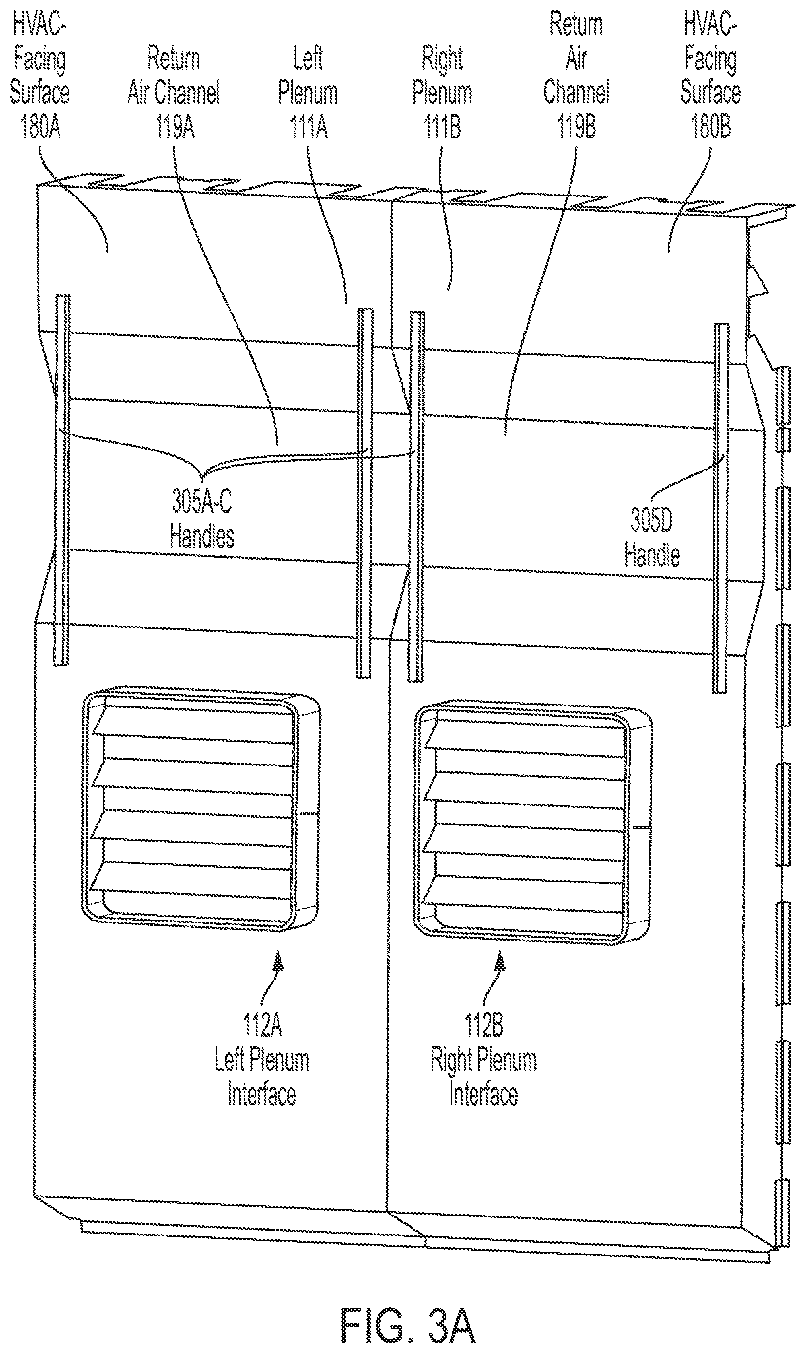 Patent US12614785 Figure 6 – Energy storage system with removable, adjustable, and lightweight plenums