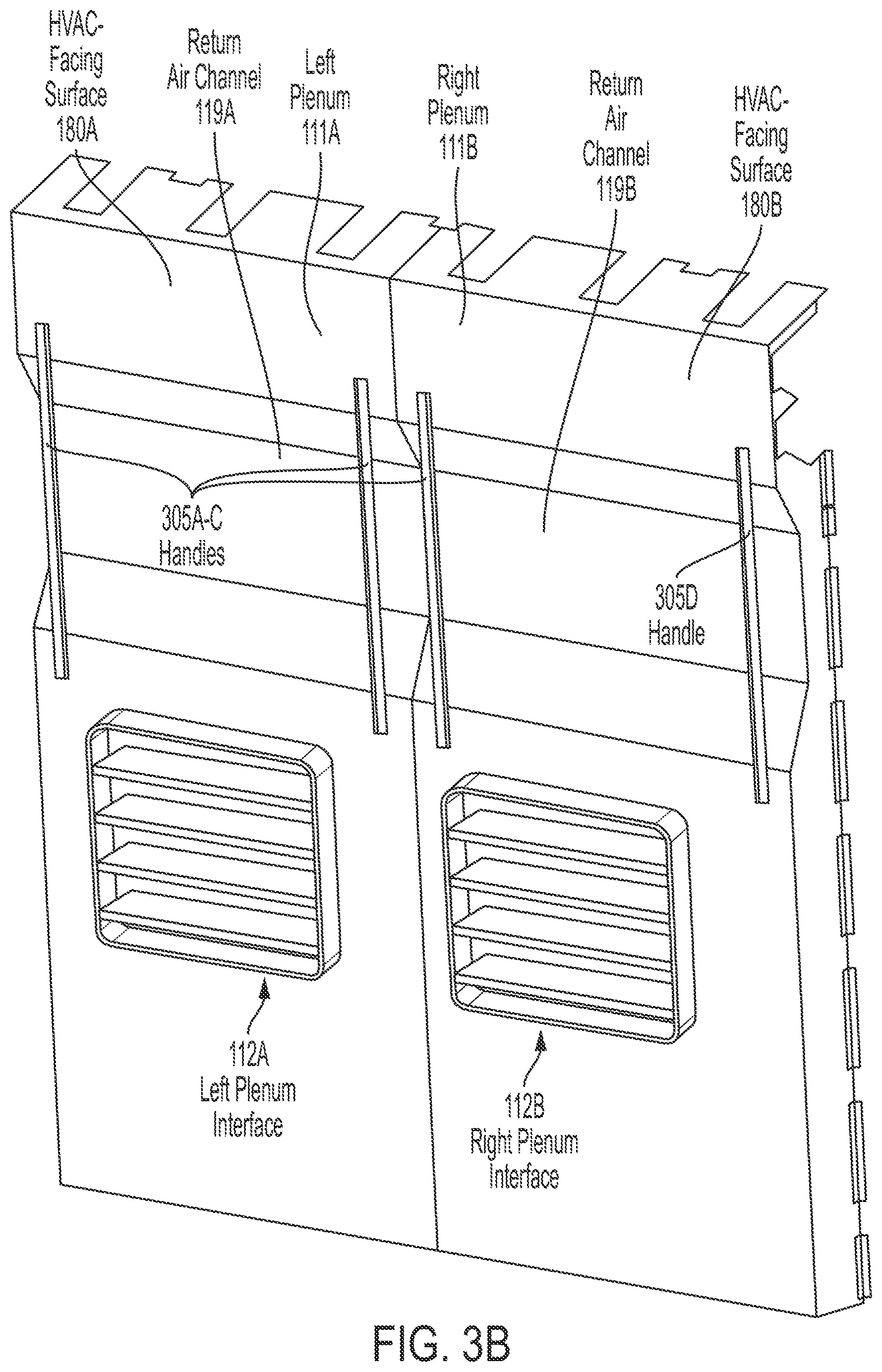 Patent US12614785 Figure 7 – Energy storage system with removable, adjustable, and lightweight plenums