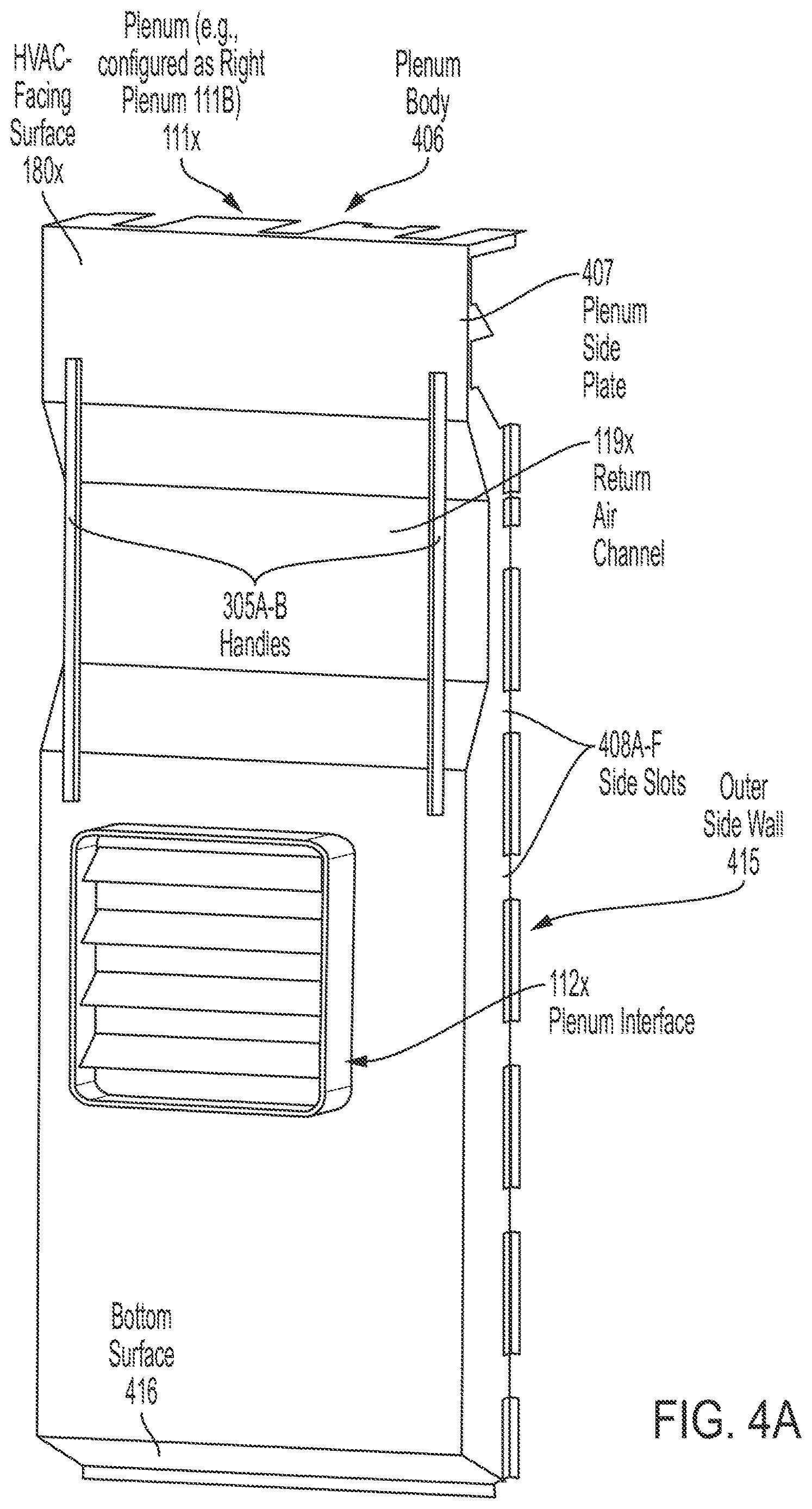 Patent US12614785 Figure 9 – Energy storage system with removable, adjustable, and lightweight plenums