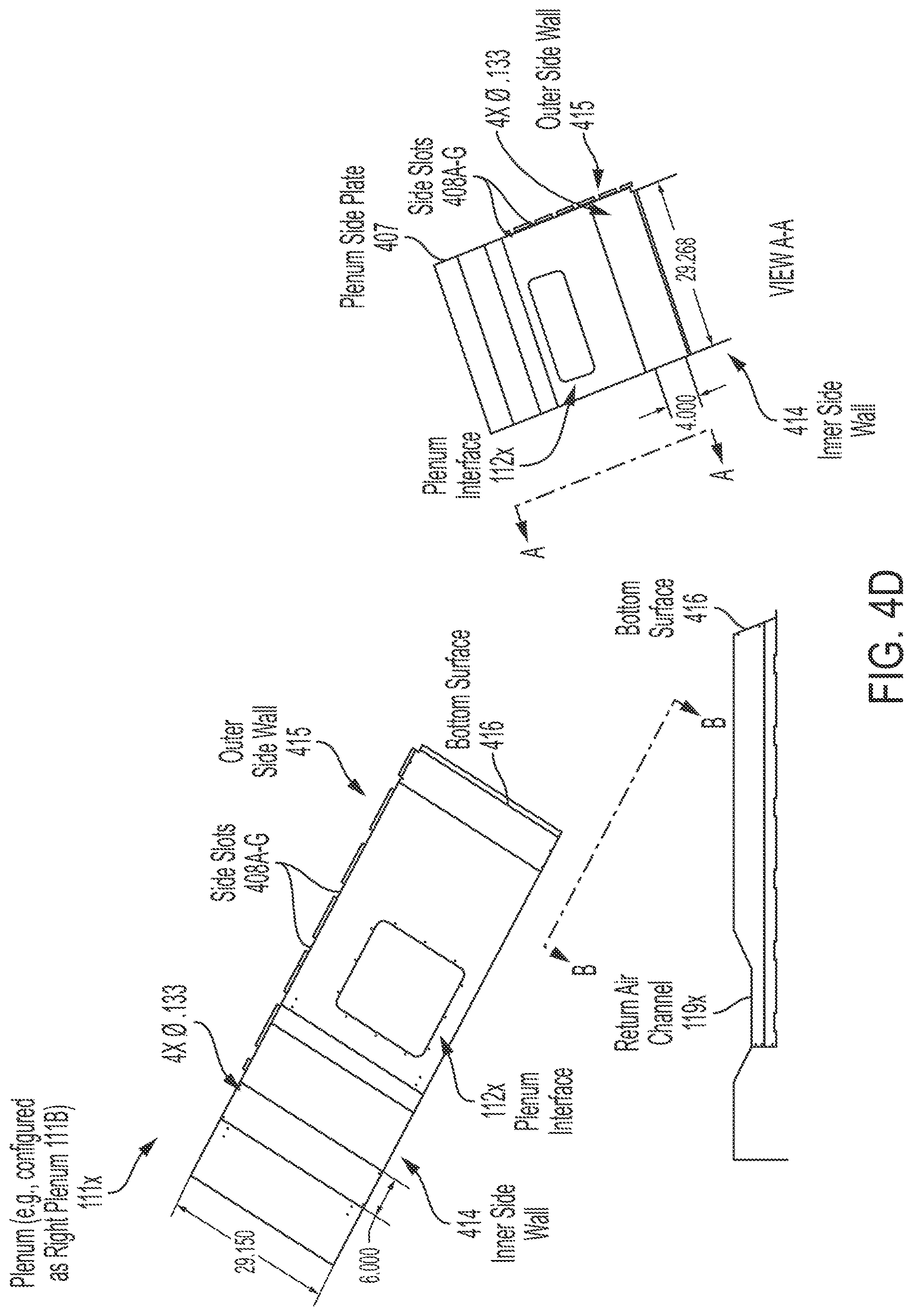 Patent US12614785 Figure 12 – Energy storage system with removable, adjustable, and lightweight plenums