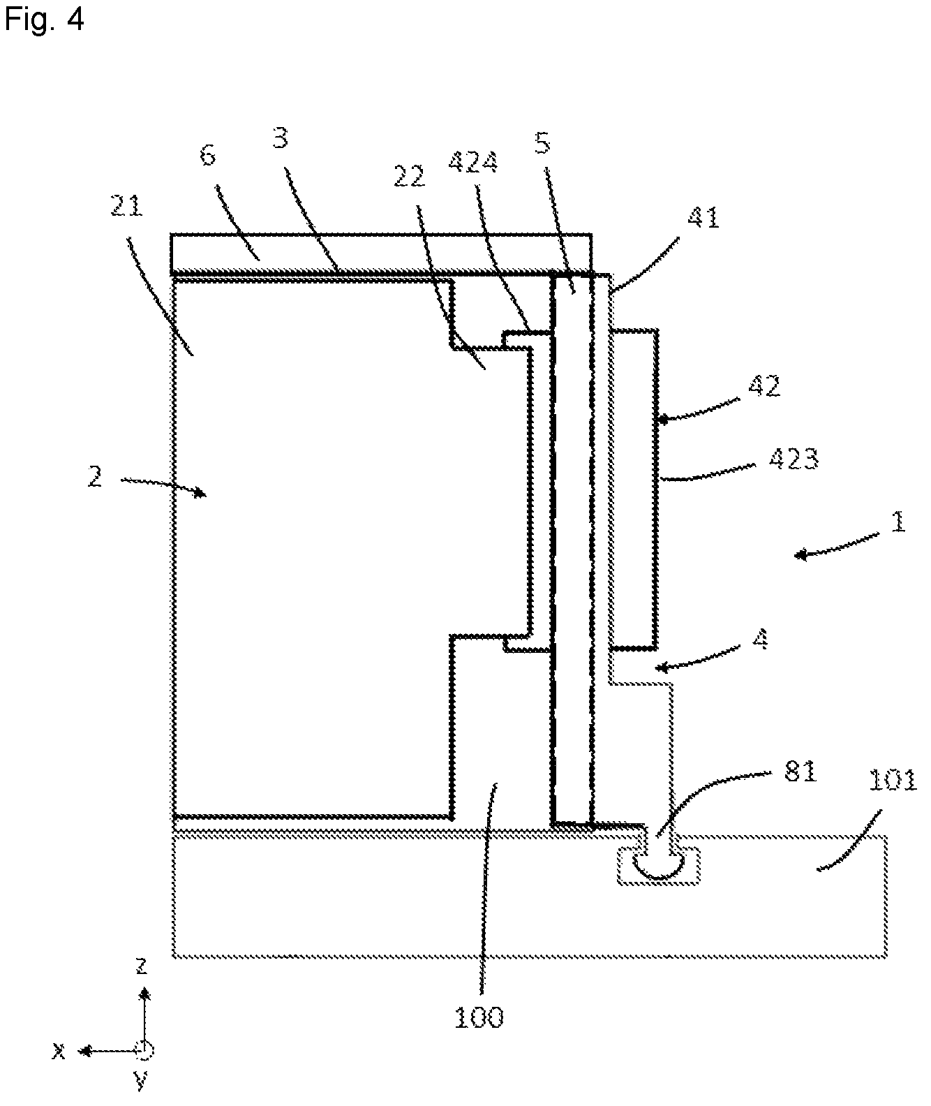 Patent US12614788 Figure 4 – Electrochemical pouch cell for energy storage device