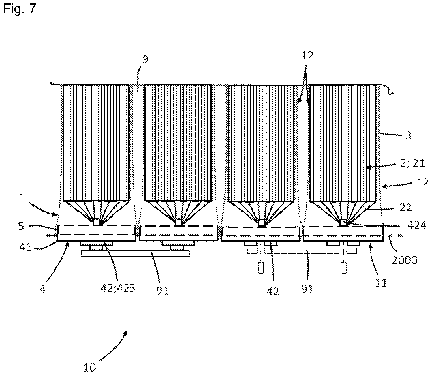 Patent US12614788 Figure 7 – Electrochemical pouch cell for energy storage device