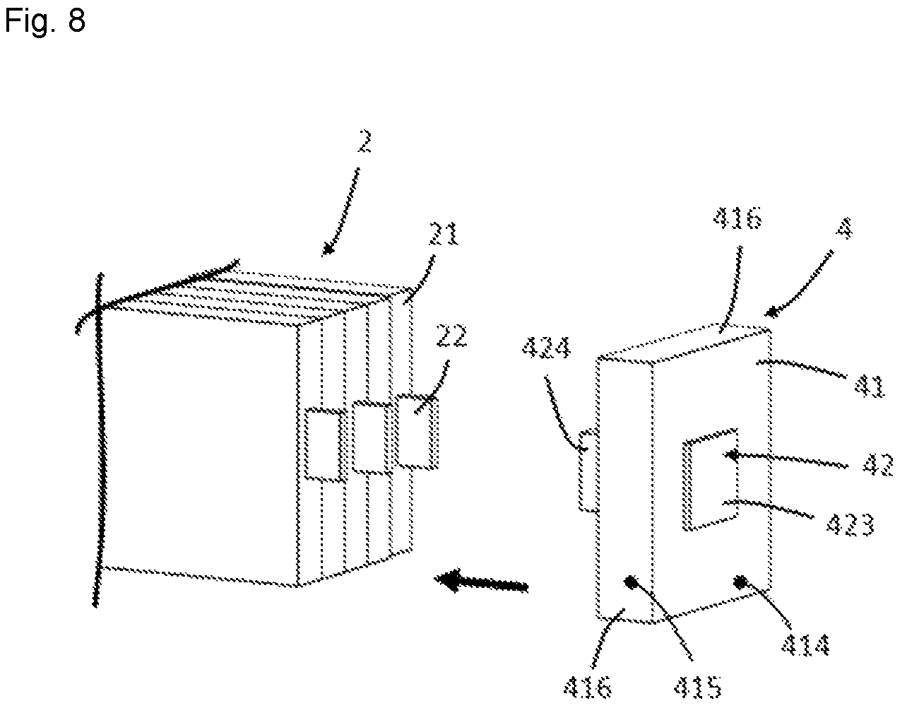 Patent US12614788 Figure 8 – Electrochemical pouch cell for energy storage device