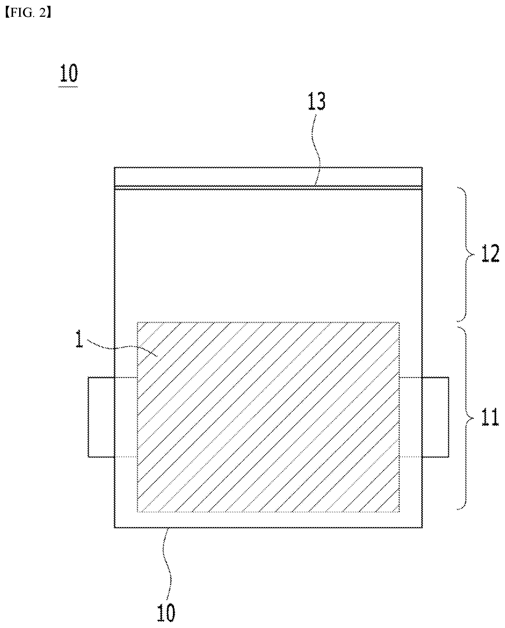Patent US12614789 Figure 2 – Lithium secondary battery case for suppressing deformation of electrode assembly