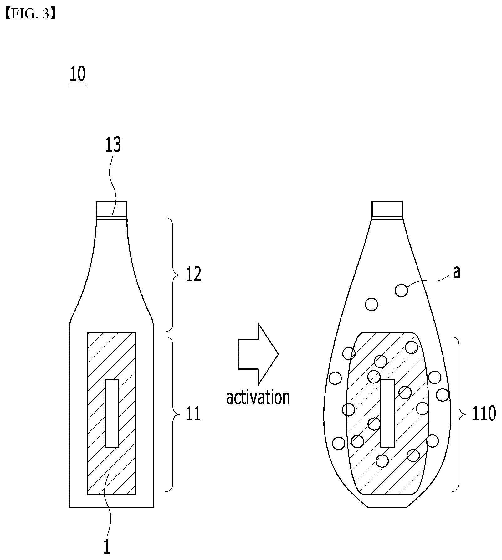 Patent US12614789 Figure 3 – Lithium secondary battery case for suppressing deformation of electrode assembly