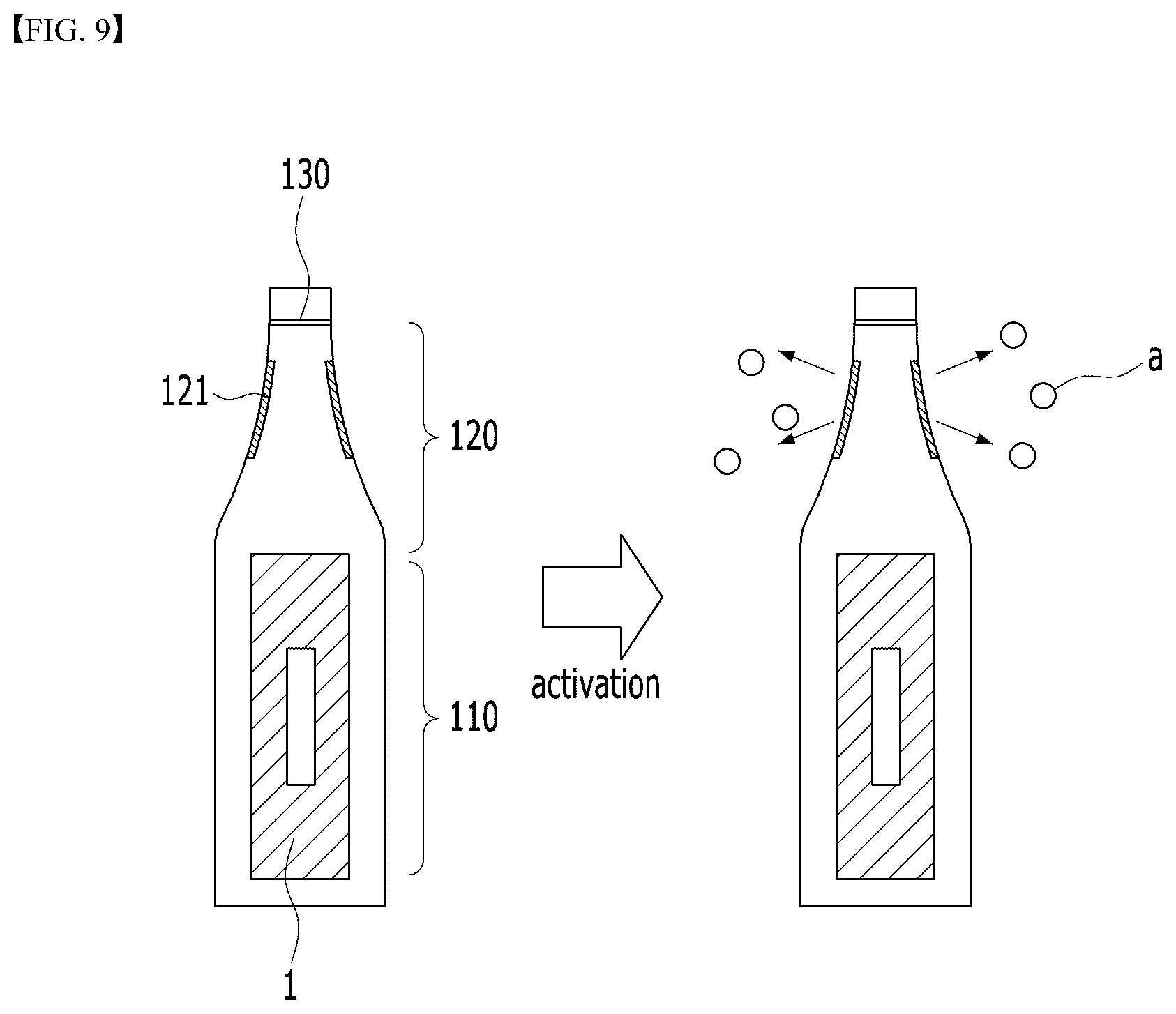 Patent US12614789 Figure 9 – Lithium secondary battery case for suppressing deformation of electrode assembly