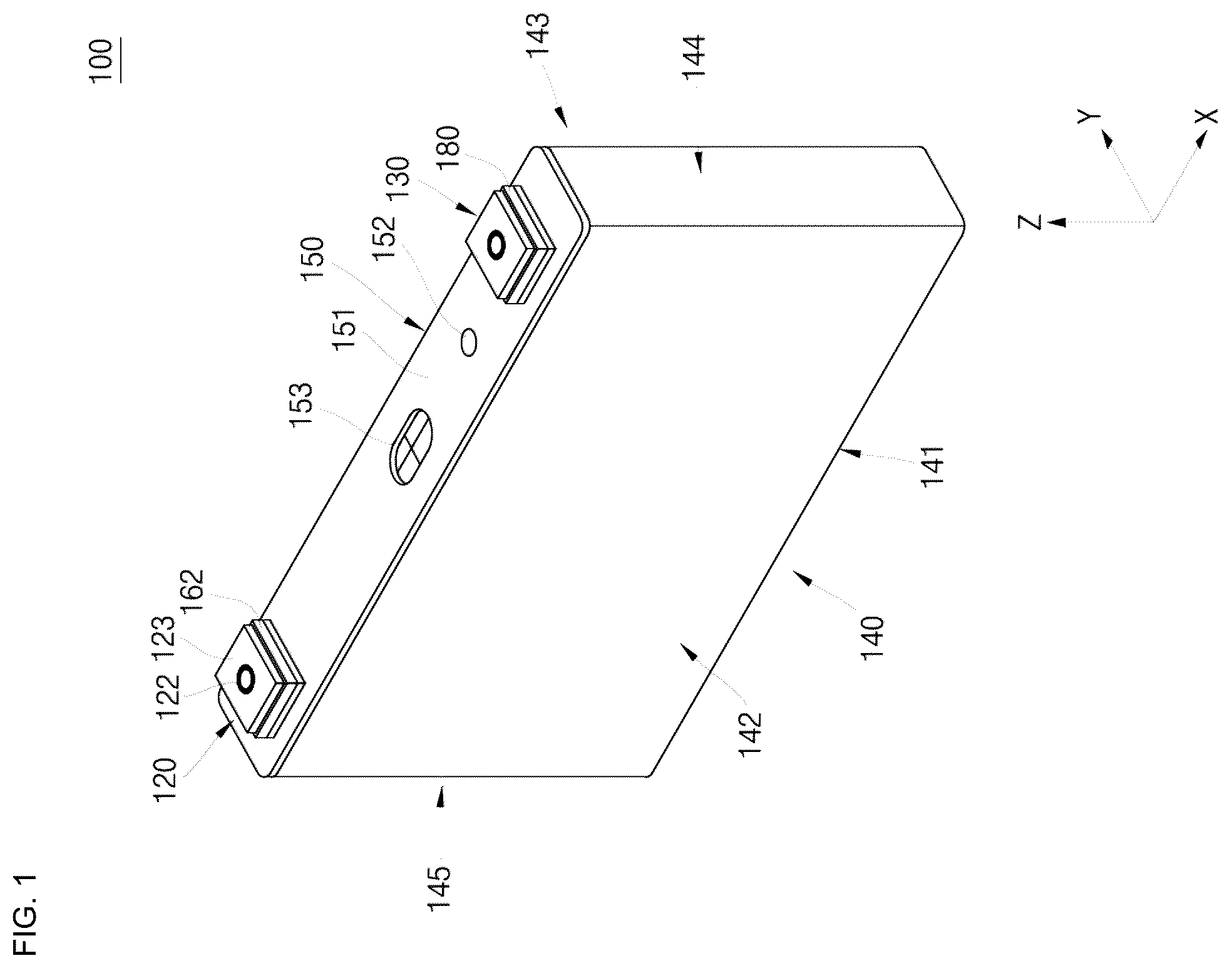 Patent US12614794 Figure 1 – Secondary battery and fabricating method therefor