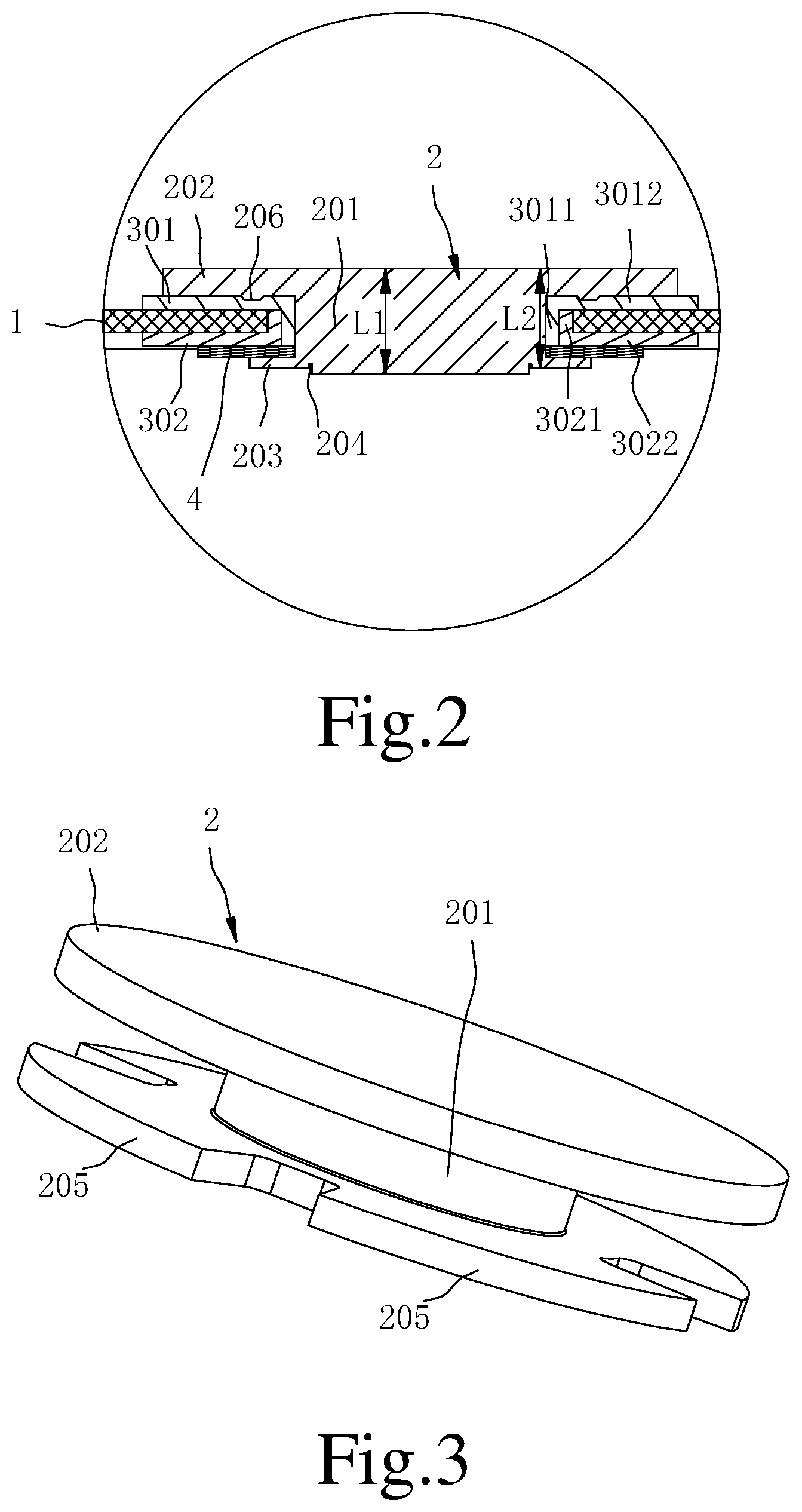 Patent US12614796 Figure 2 – Housing assembly and battery