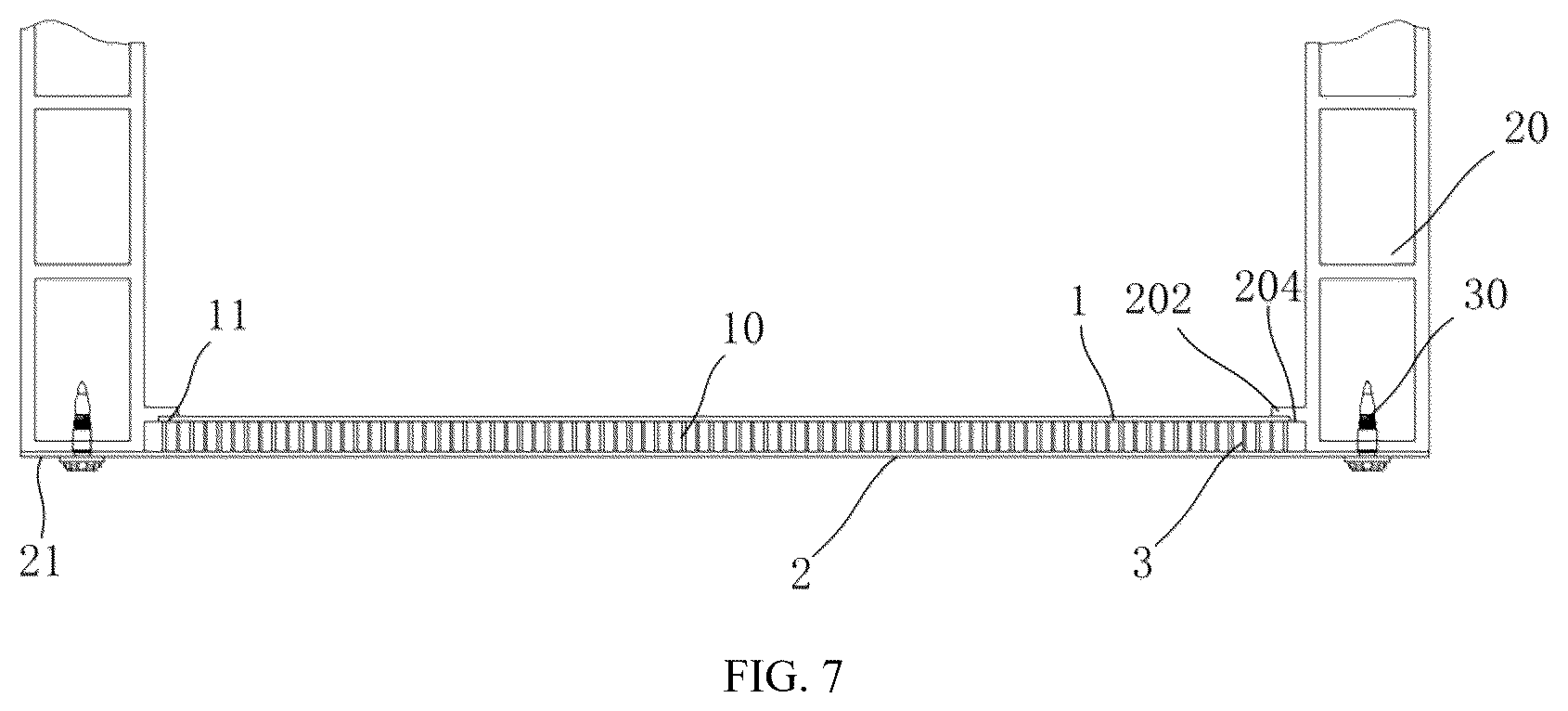 Patent US12614797 Figure 5 – End plate, case, battery, electric device, and assembling method for case
