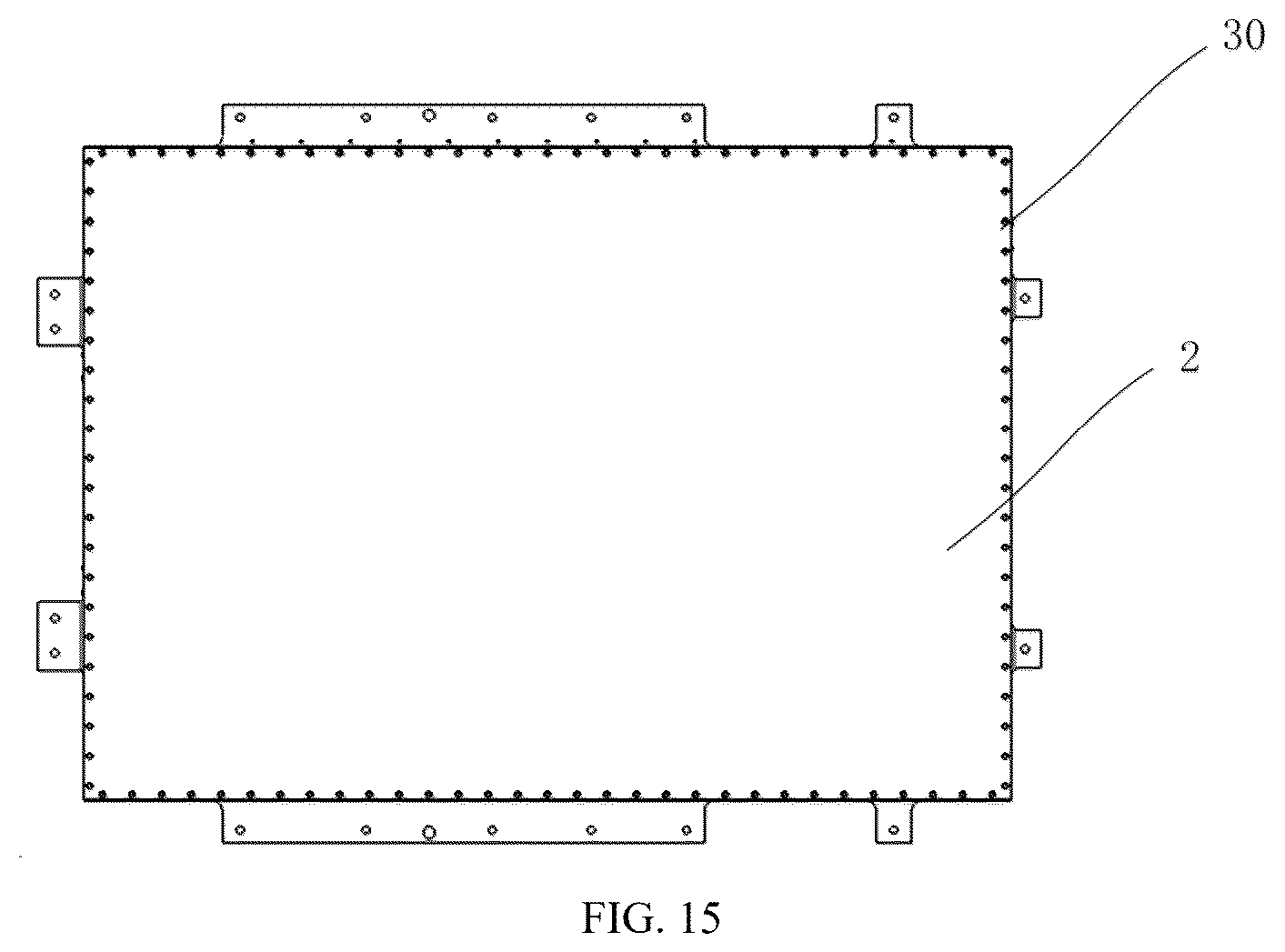 Patent US12614797 Figure 13 – End plate, case, battery, electric device, and assembling method for case