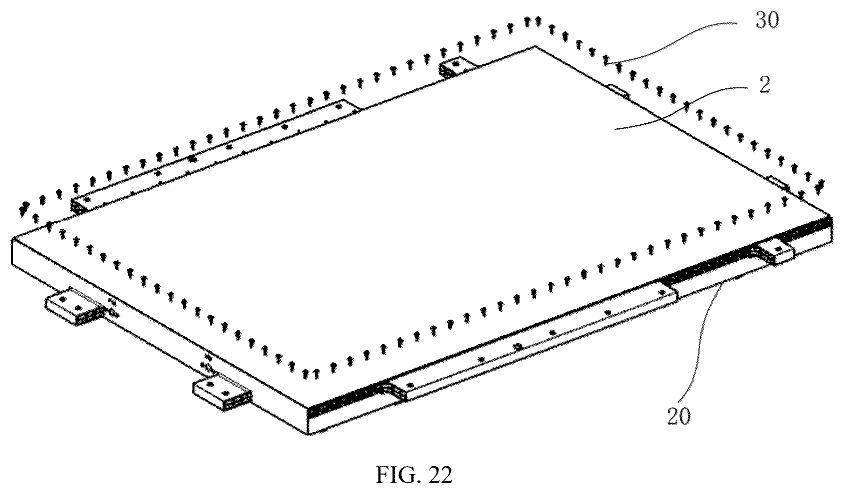 Patent US12614797 Figure 20 – End plate, case, battery, electric device, and assembling method for case