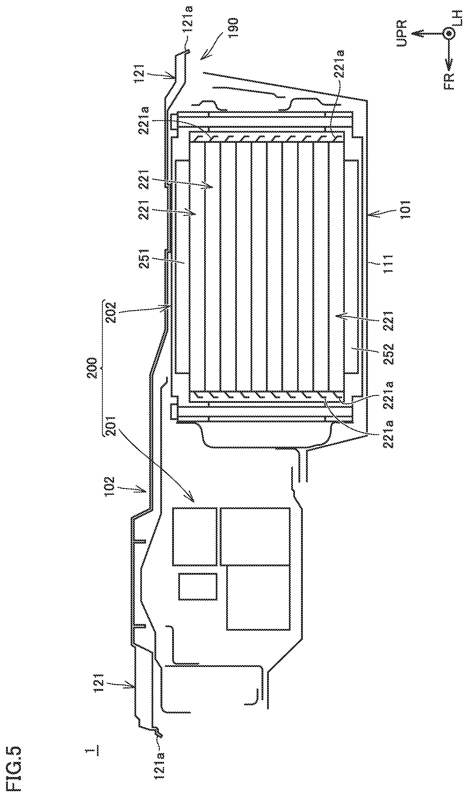 Patent US12614799 Figure 5 – Waterproof structure for battery pack