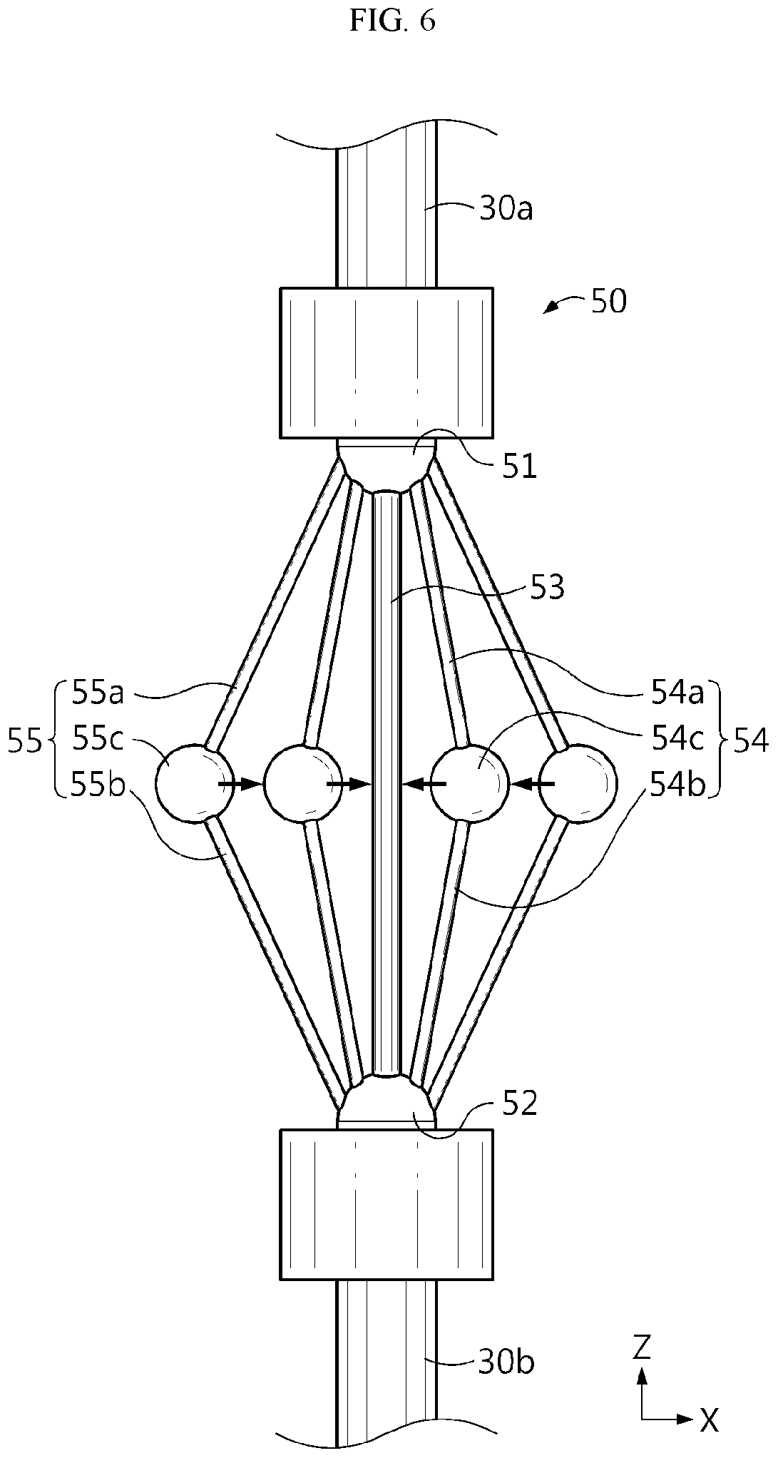 Patent US12614801 Figure 4 – Battery module having structure capable of absorbing swelling, and battery pack and vehicle comprising same