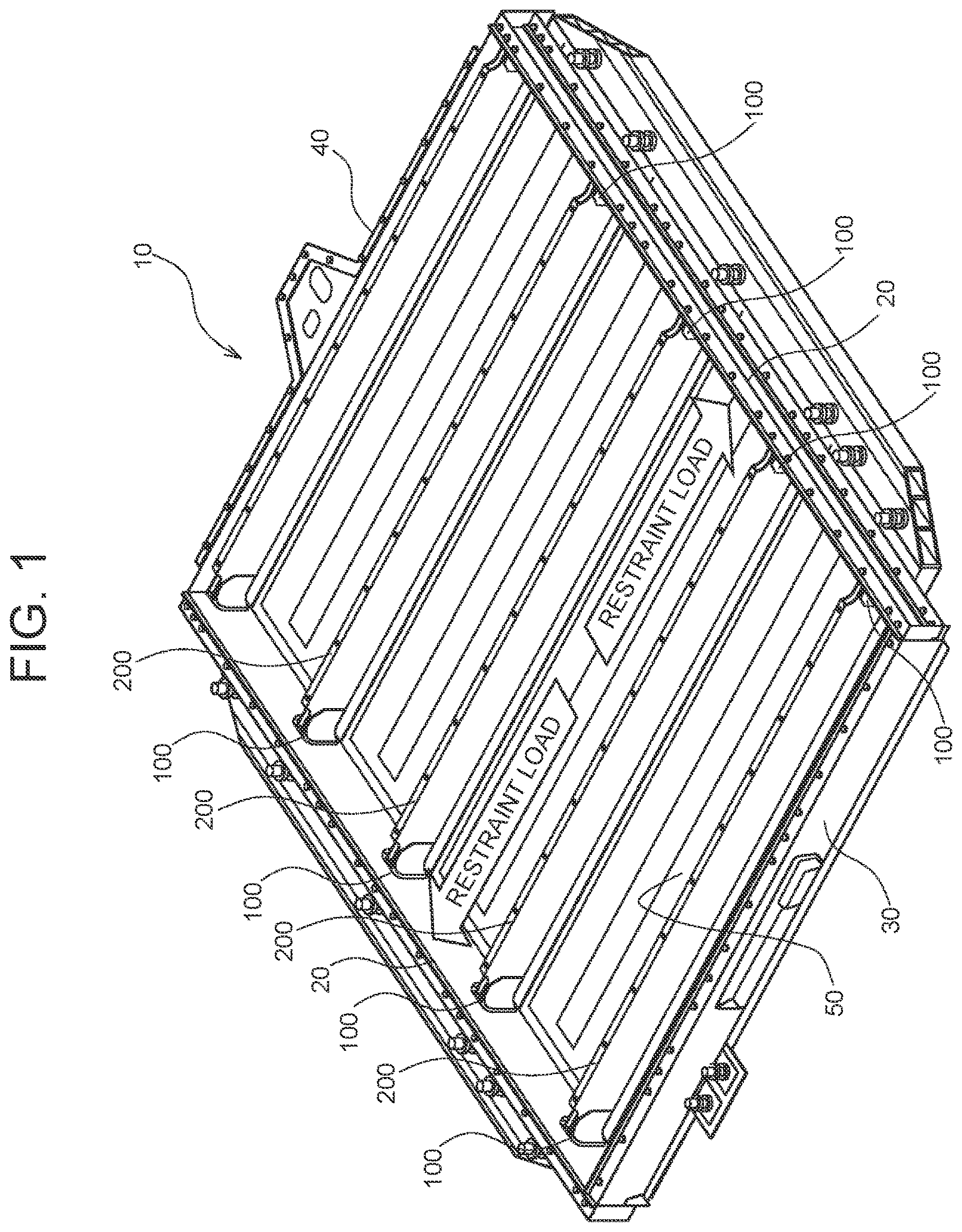 Patent US12614802 Figure 1 – Battery case
