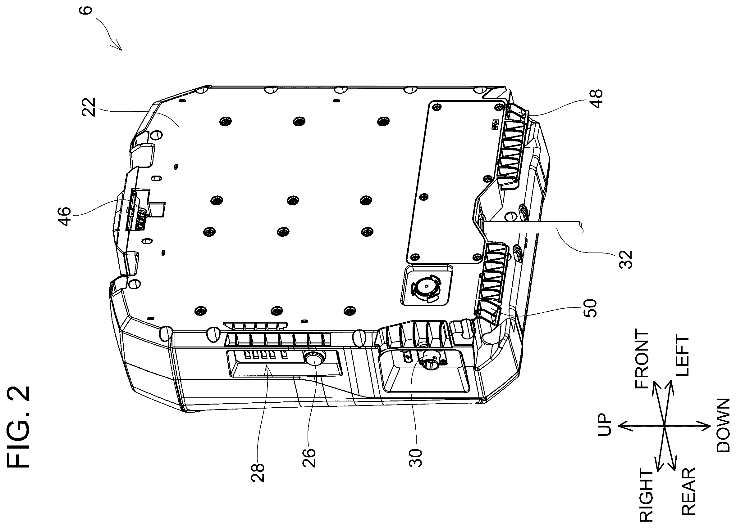 Patent US12614803 Figure 2 – Backpack type assembly and backpack type carrier