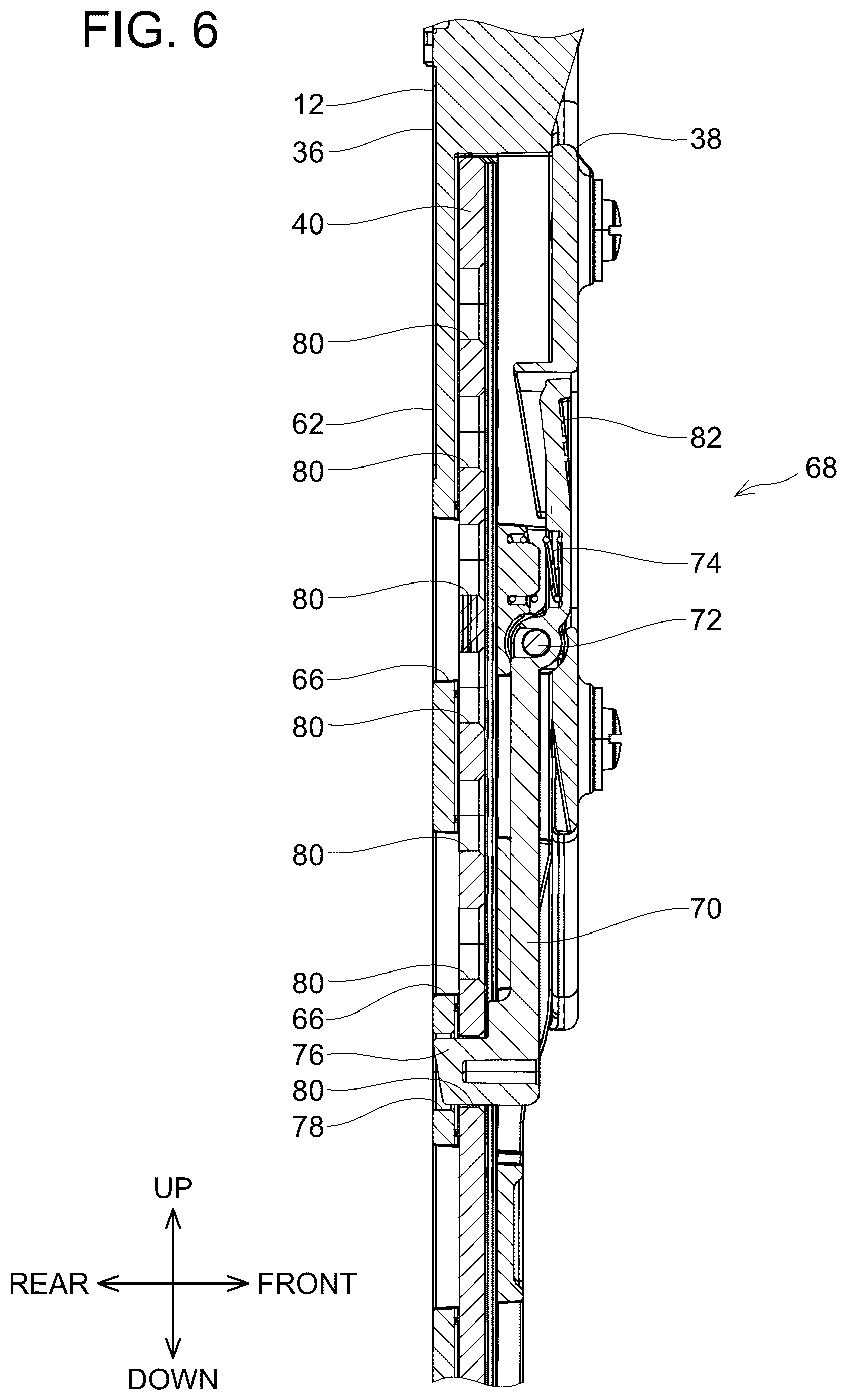 Patent US12614803 Figure 6 – Backpack type assembly and backpack type carrier