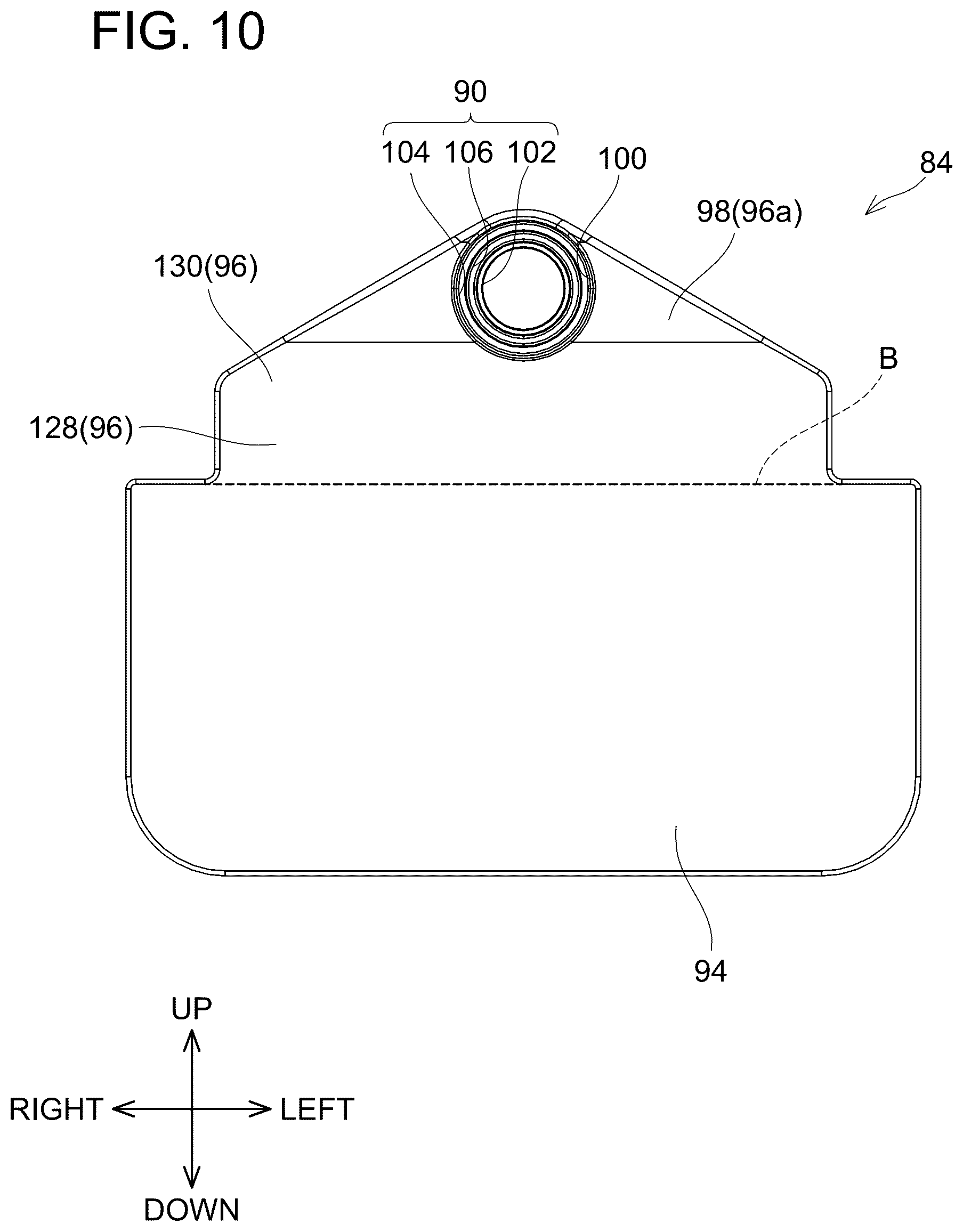 Patent US12614803 Figure 10 – Backpack type assembly and backpack type carrier