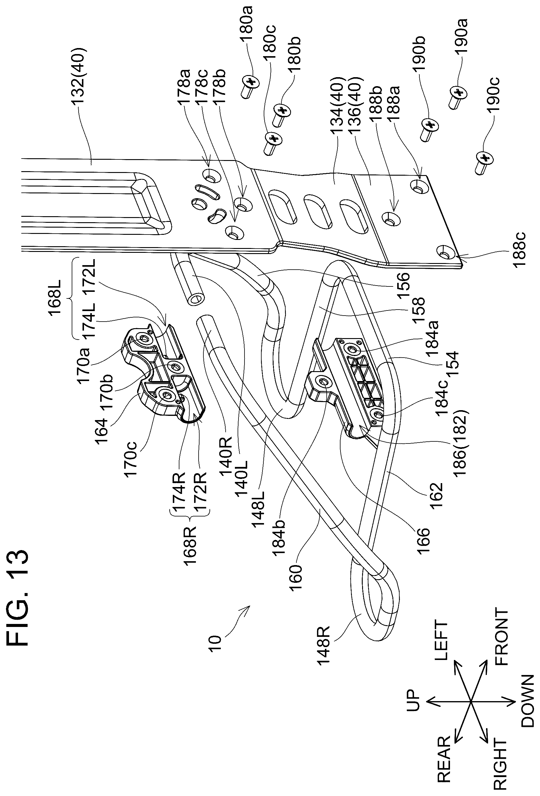 Patent US12614803 Figure 13 – Backpack type assembly and backpack type carrier