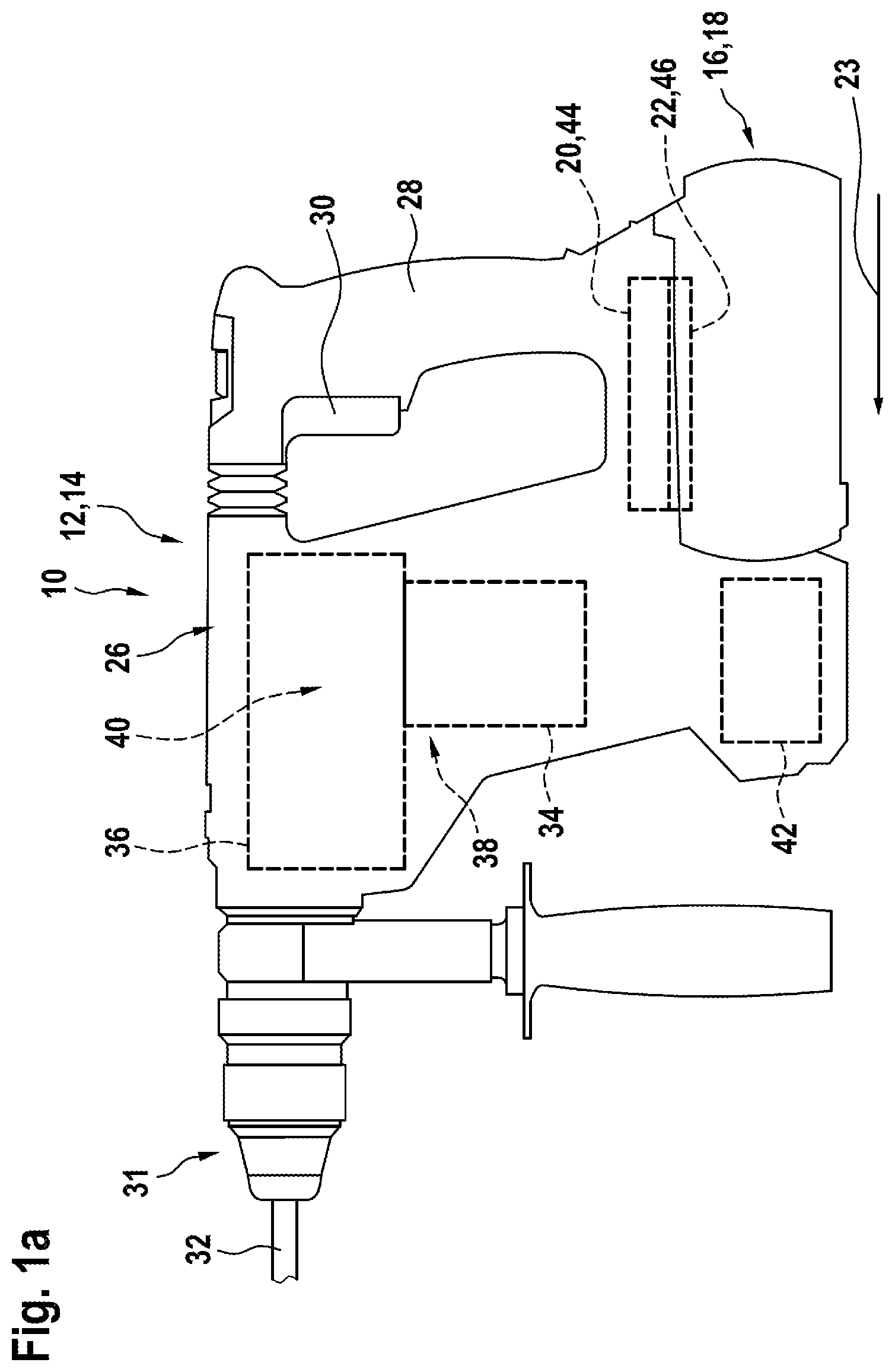 Patent US12614806 Figure 1 – Battery pack including a circuit board mounted to a housing