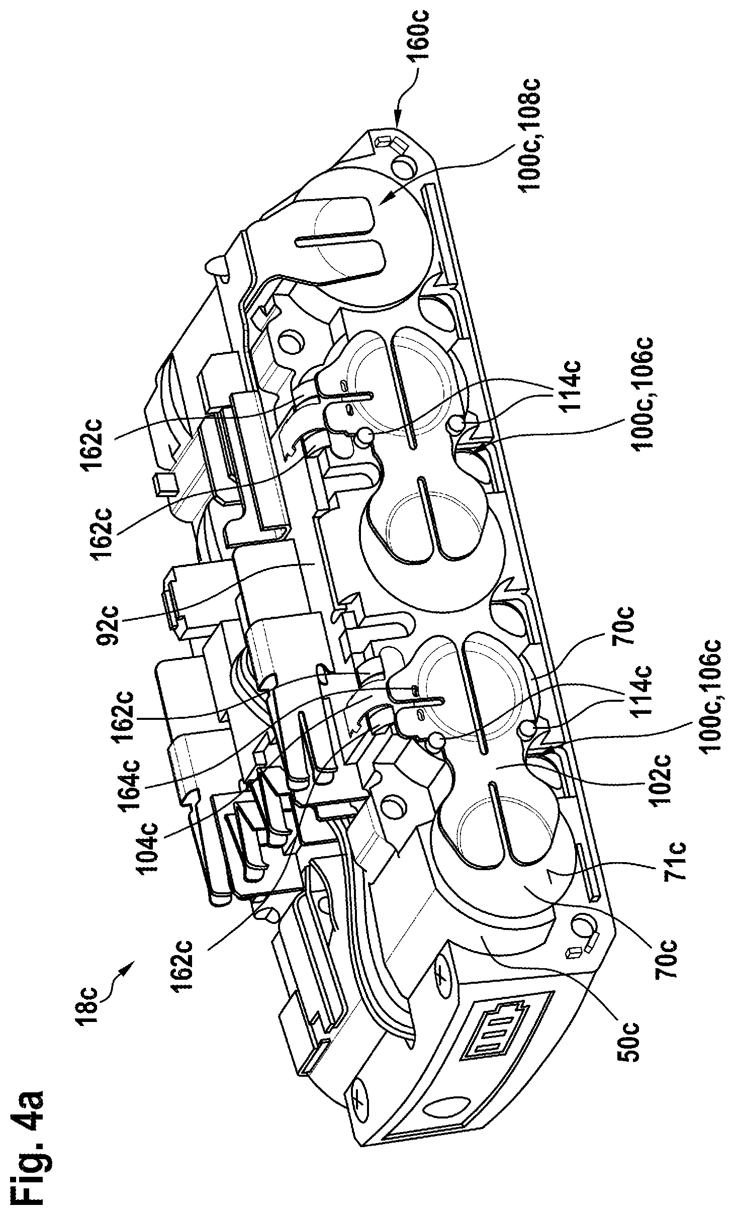 Patent US12614806 Figure 9 – Battery pack including a circuit board mounted to a housing