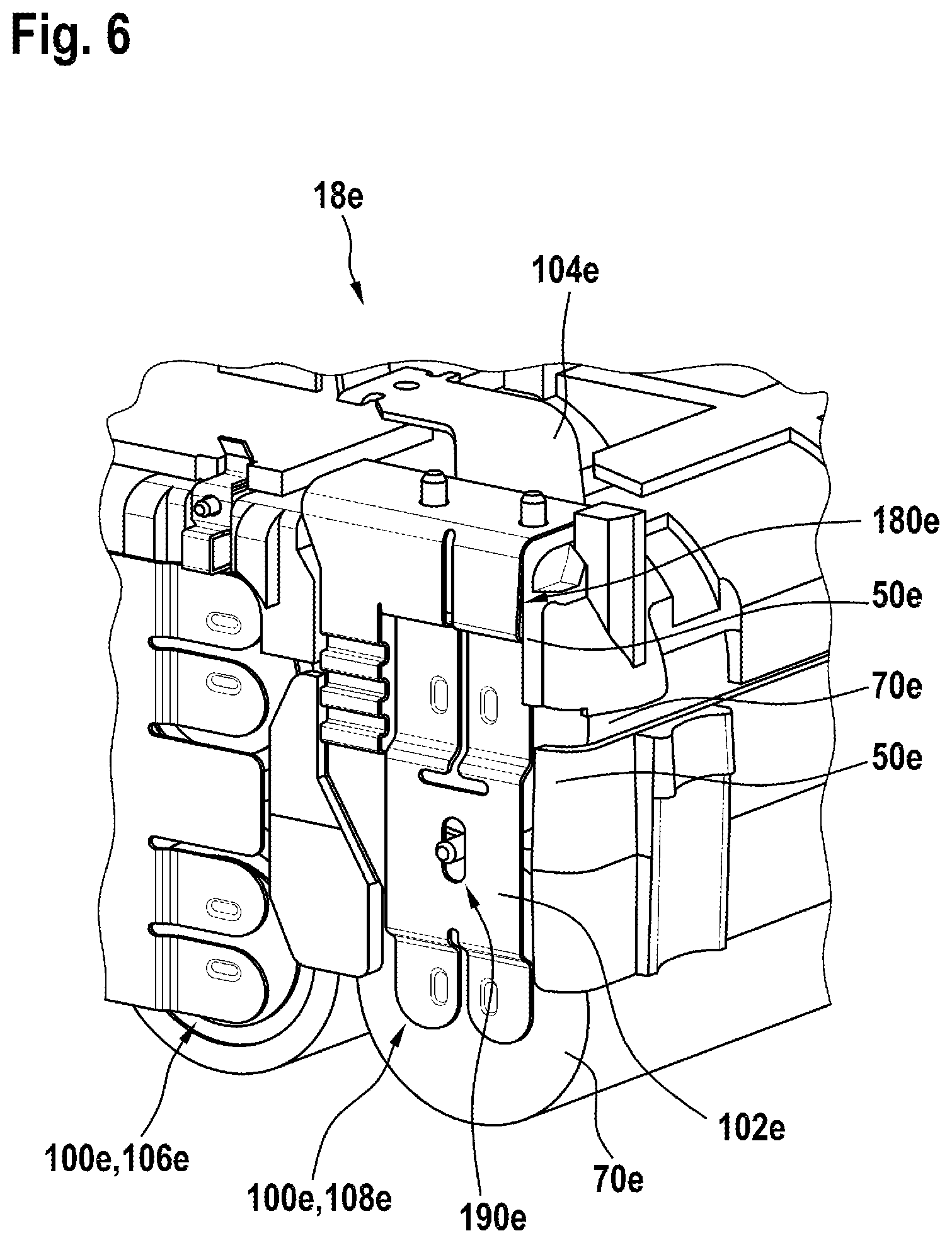 Patent US12614806 Figure 14 – Battery pack including a circuit board mounted to a housing
