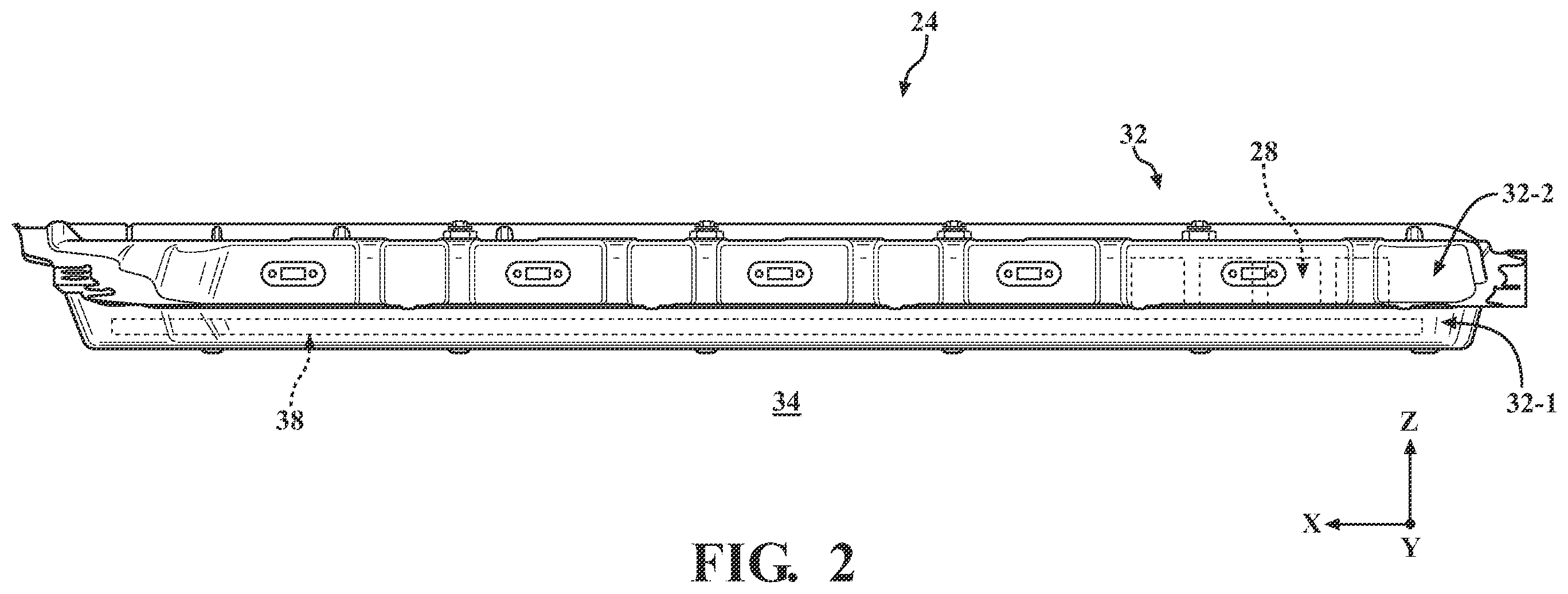 Patent US12614808 Figure 2 – Manufacturing methods for battery cell support assembly with integrated thermal runaway mitigation