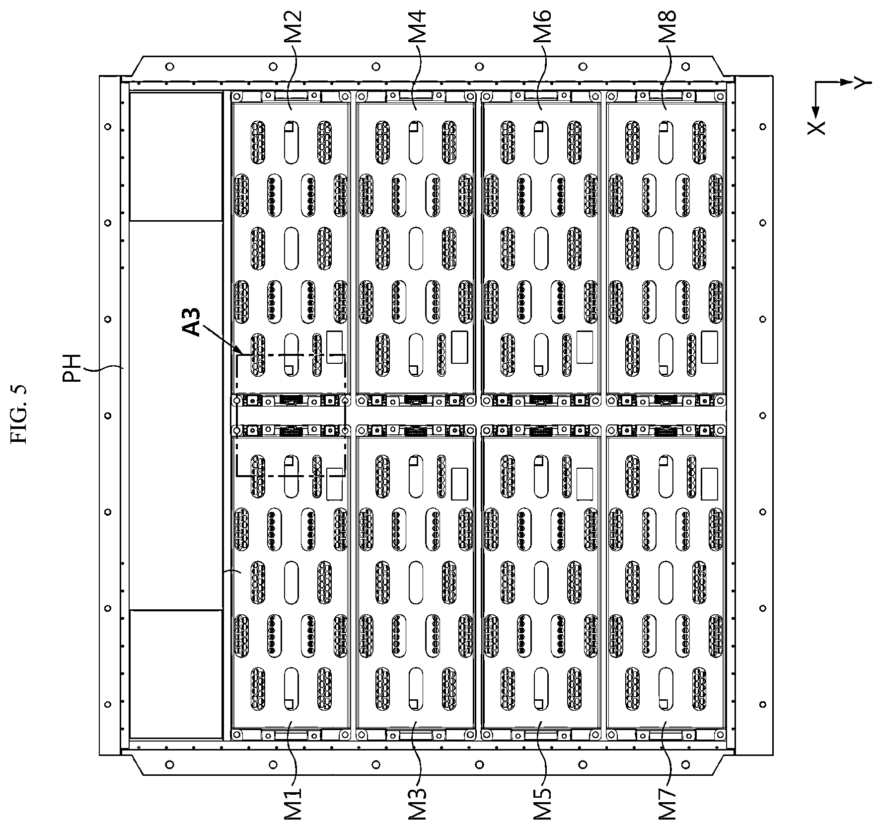 Patent US12614812 Figure 4 – Battery module with reinforced safety