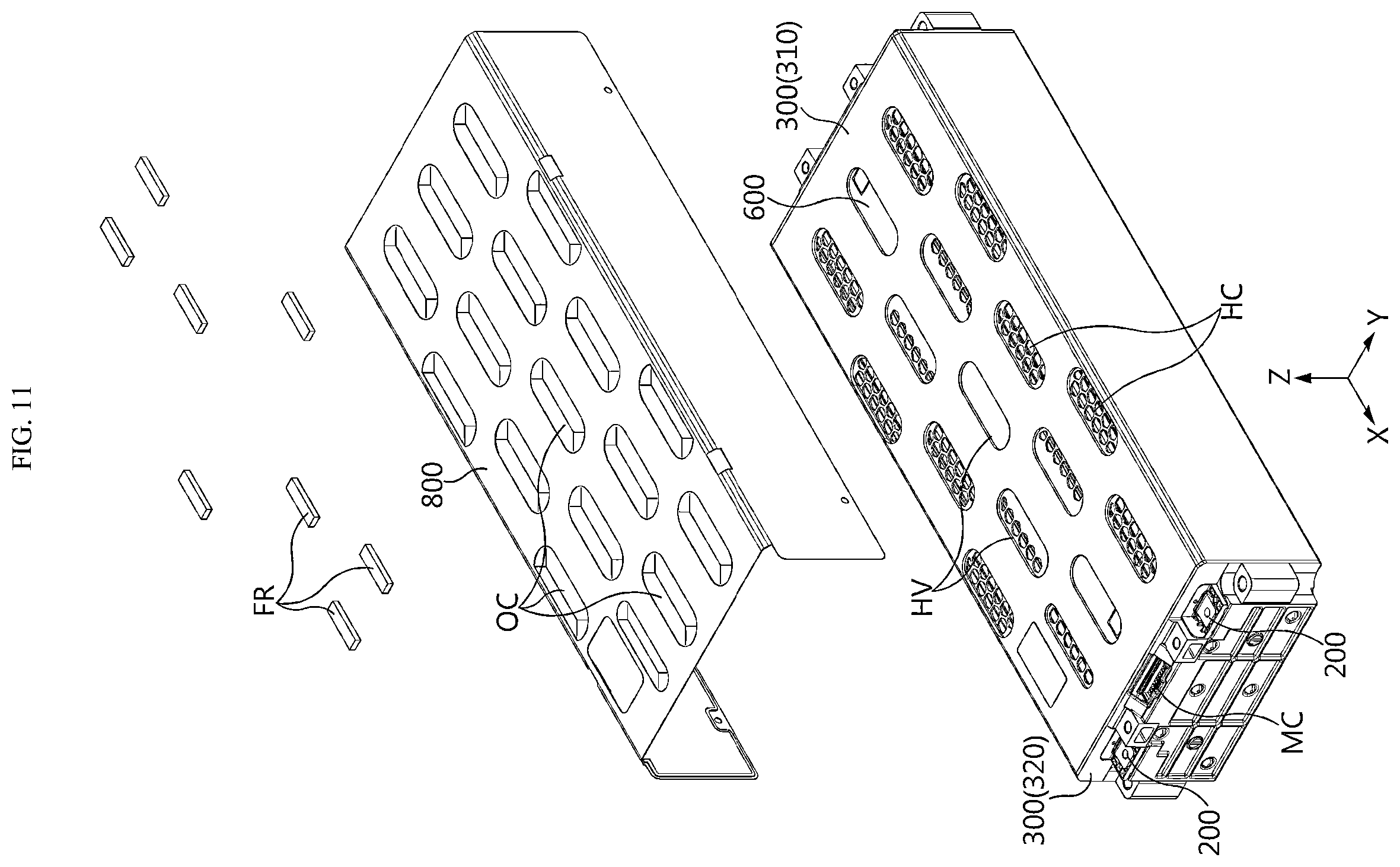 Patent US12614812 Figure 9 – Battery module with reinforced safety