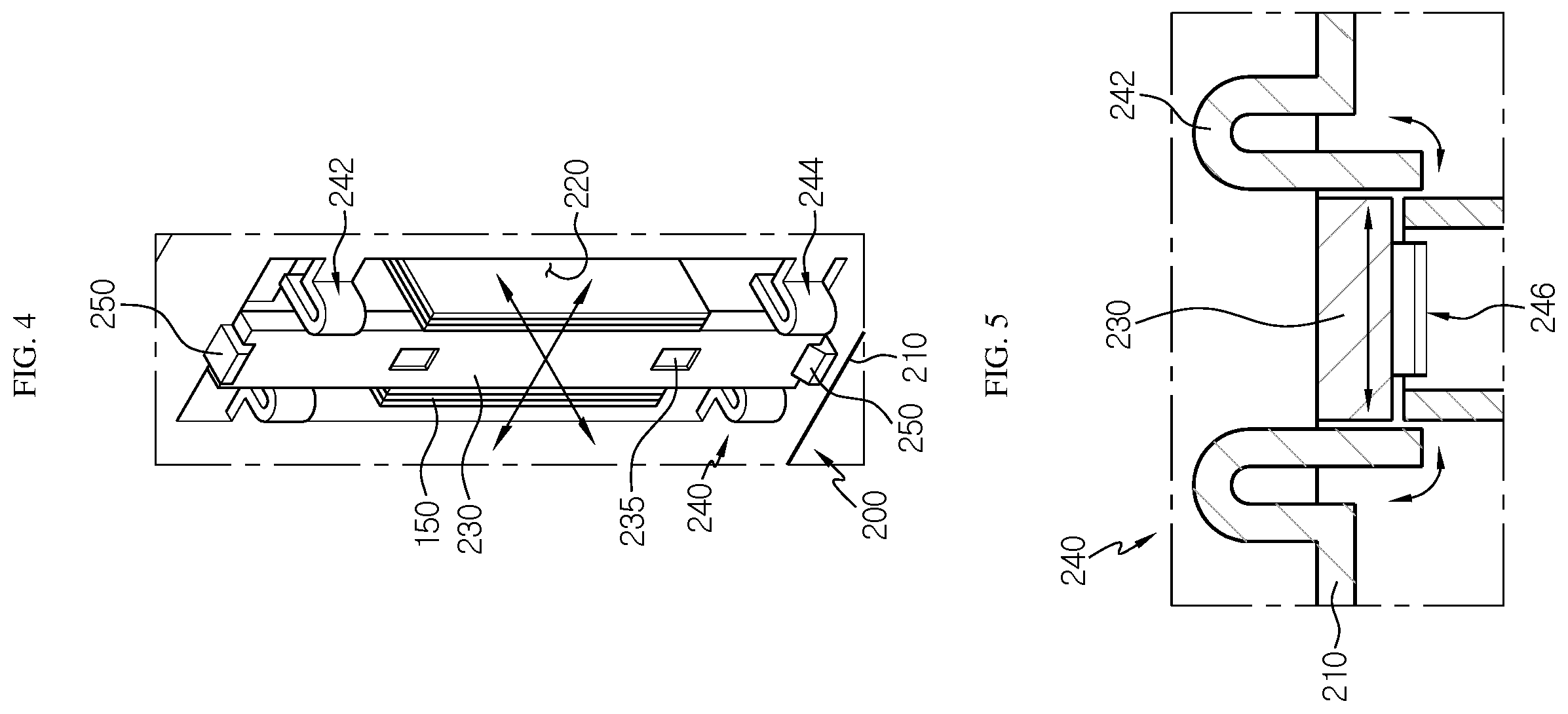 Patent US12614817 Figure 4 – Battery module comprising bus bar assembly with elastic guiders, and battery pack and vehicle comprising same battery module