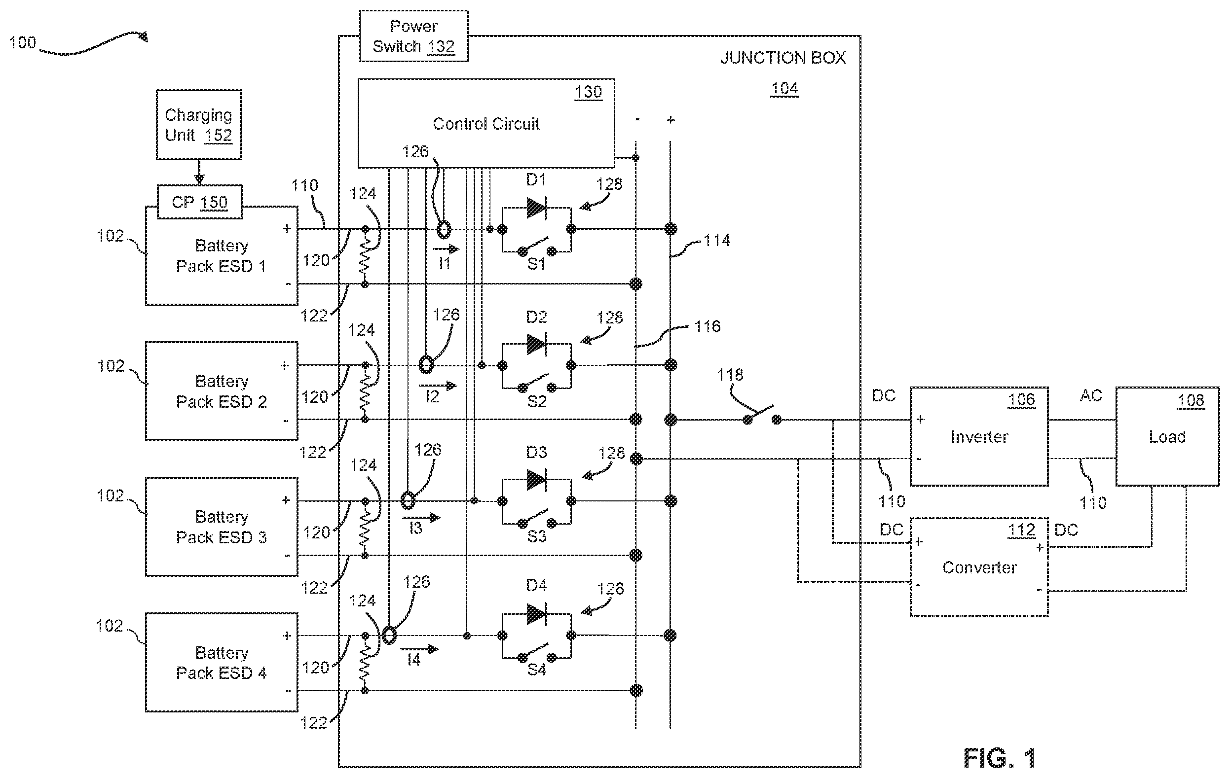 Patent US12614819 Figure 1 – Method and device for paralleling energy sources