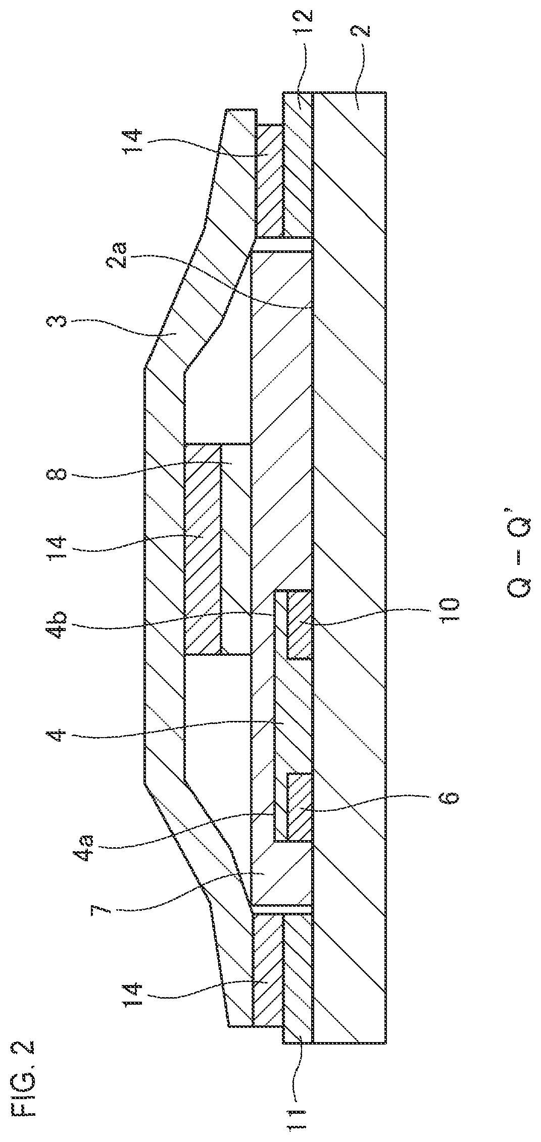Patent US12614823 Figure 2 – Protection element and battery pack