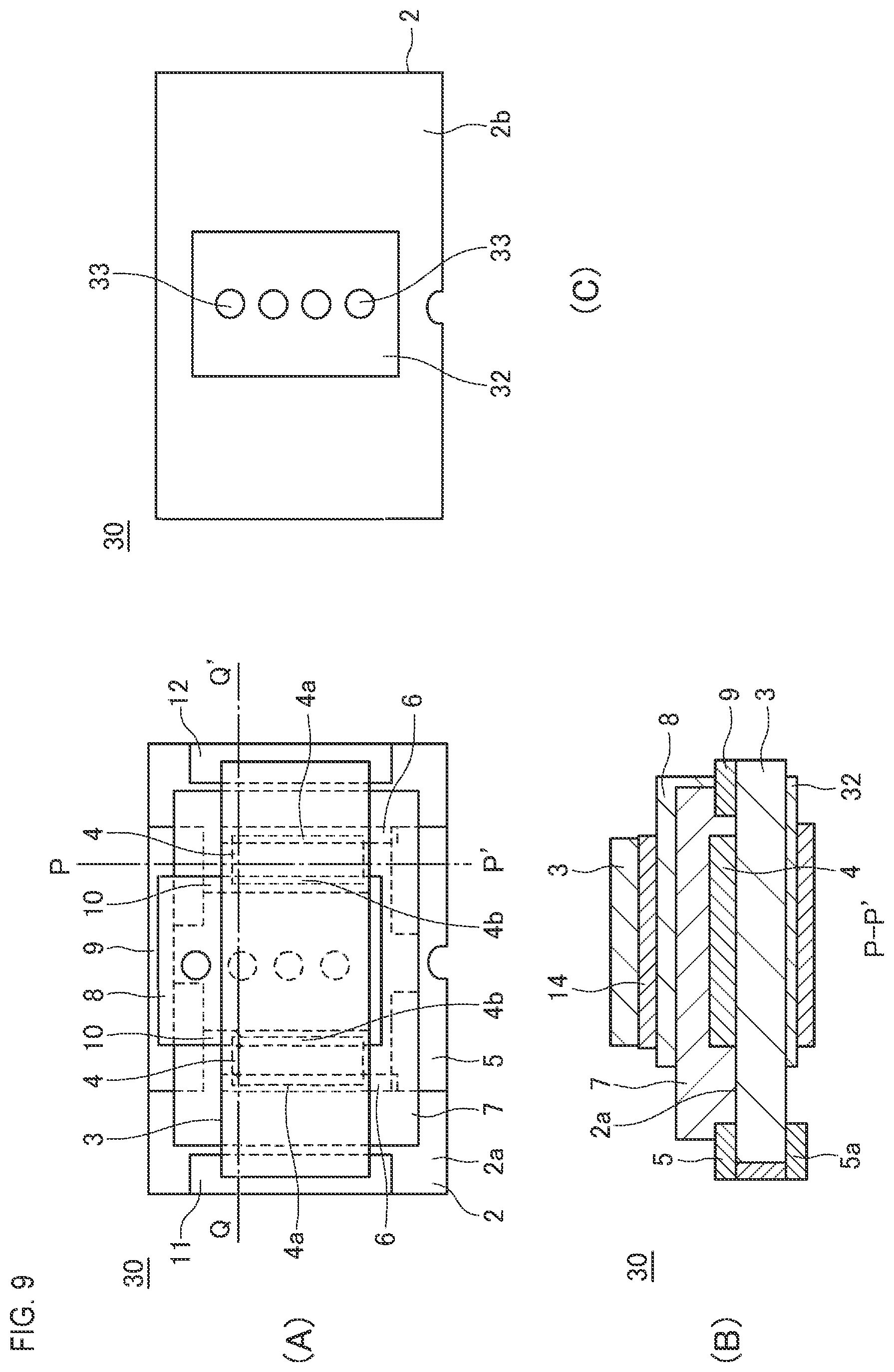 Patent US12614823 Figure 9 – Protection element and battery pack