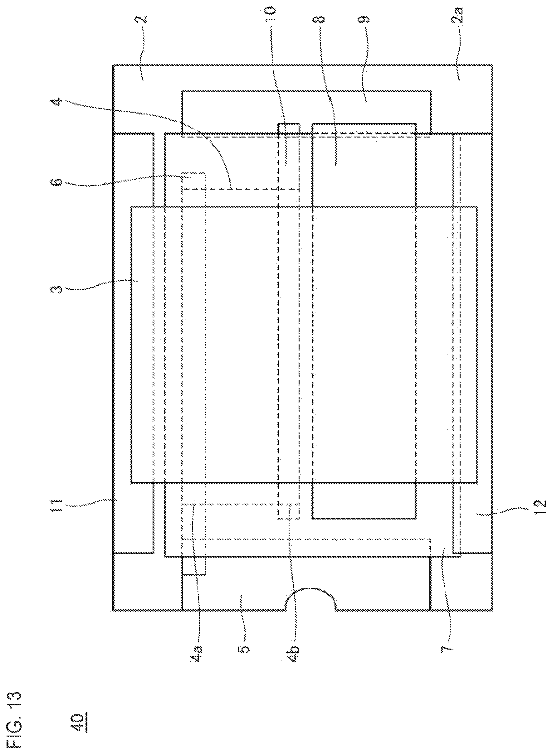 Patent US12614823 Figure 13 – Protection element and battery pack