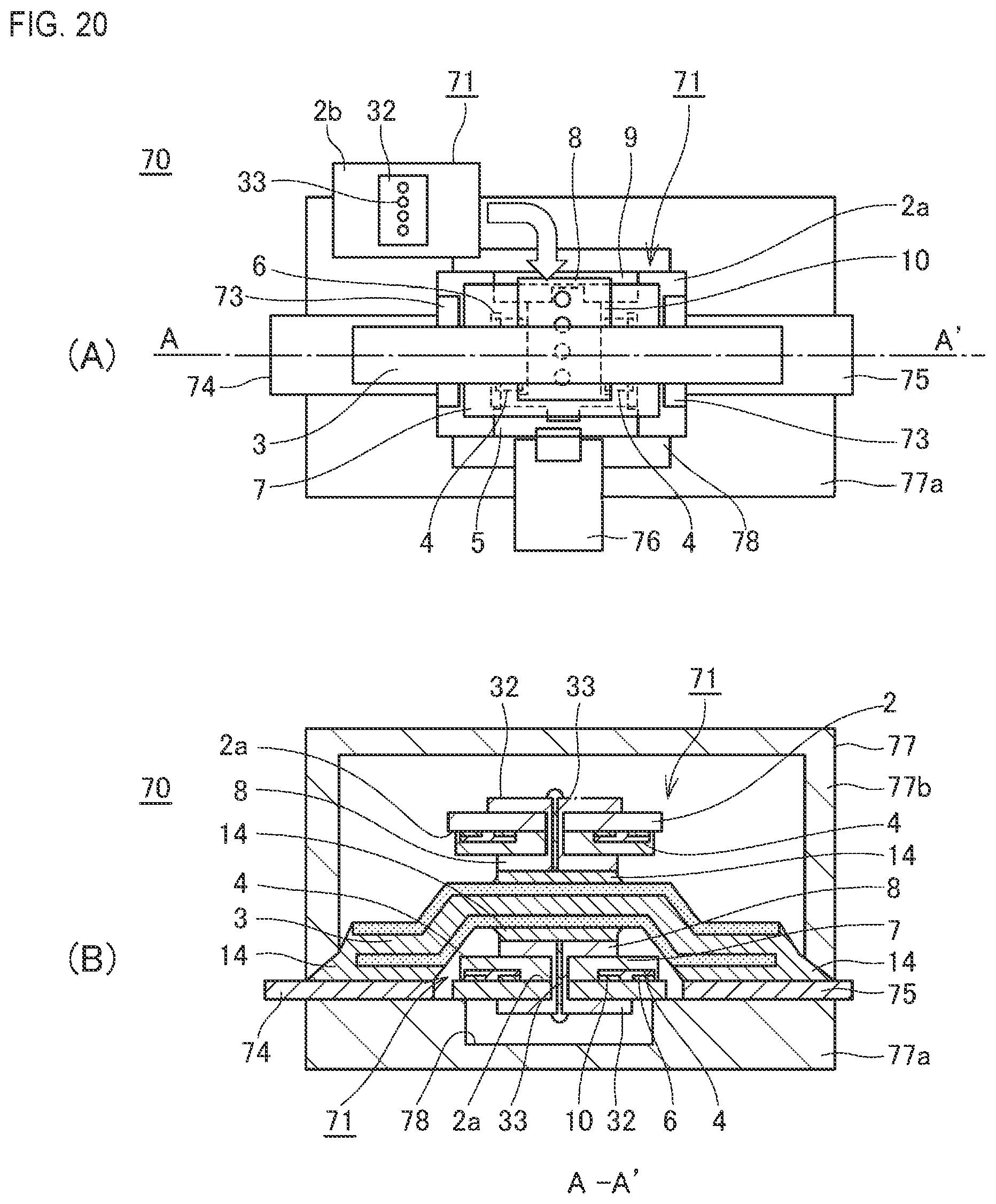 Patent US12614823 Figure 20 – Protection element and battery pack