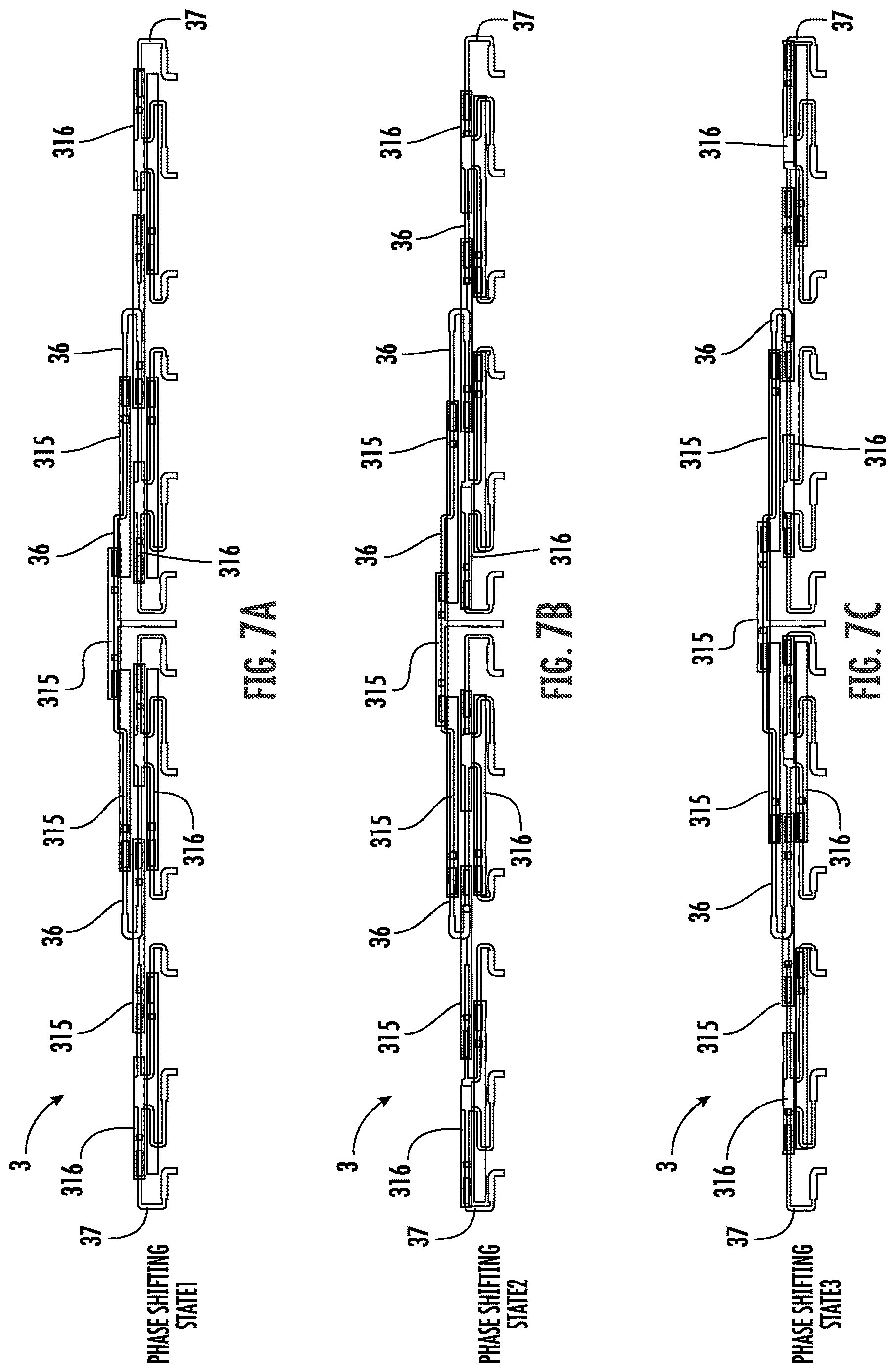 Patent US12614825 Figure 4 – Phase shifter assembly, cavity phase shifter with phase shifter assembly and base station antenna