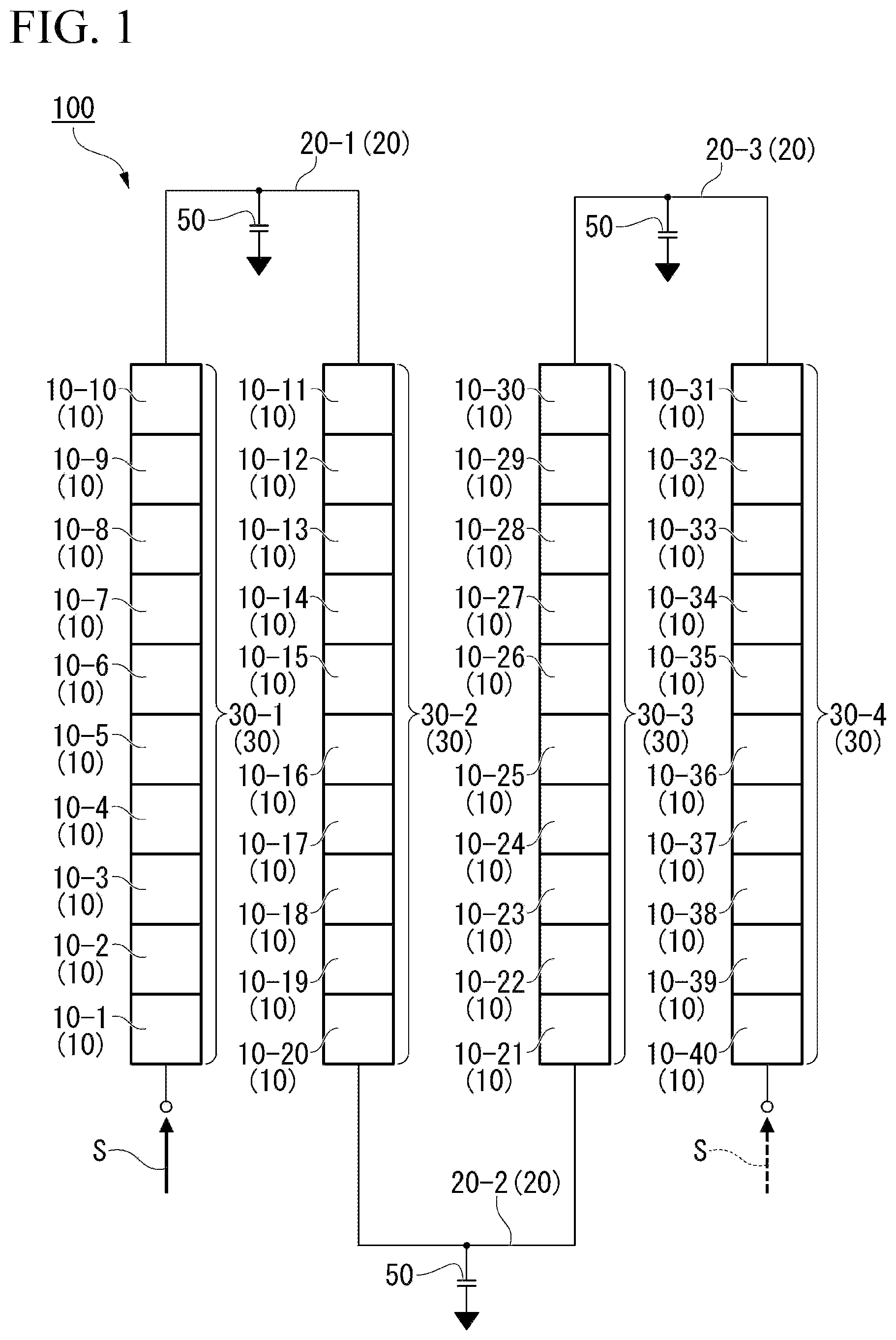 Patent US12614826 Figure 1 – Digital phase shifter