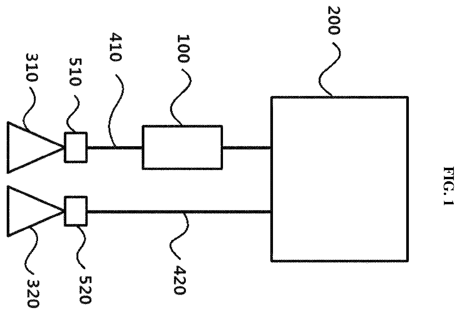 Patent US12614827 Figure 1 – Wireless communication device comprising a phase shifting element having plural port units connected by plural conductive wires