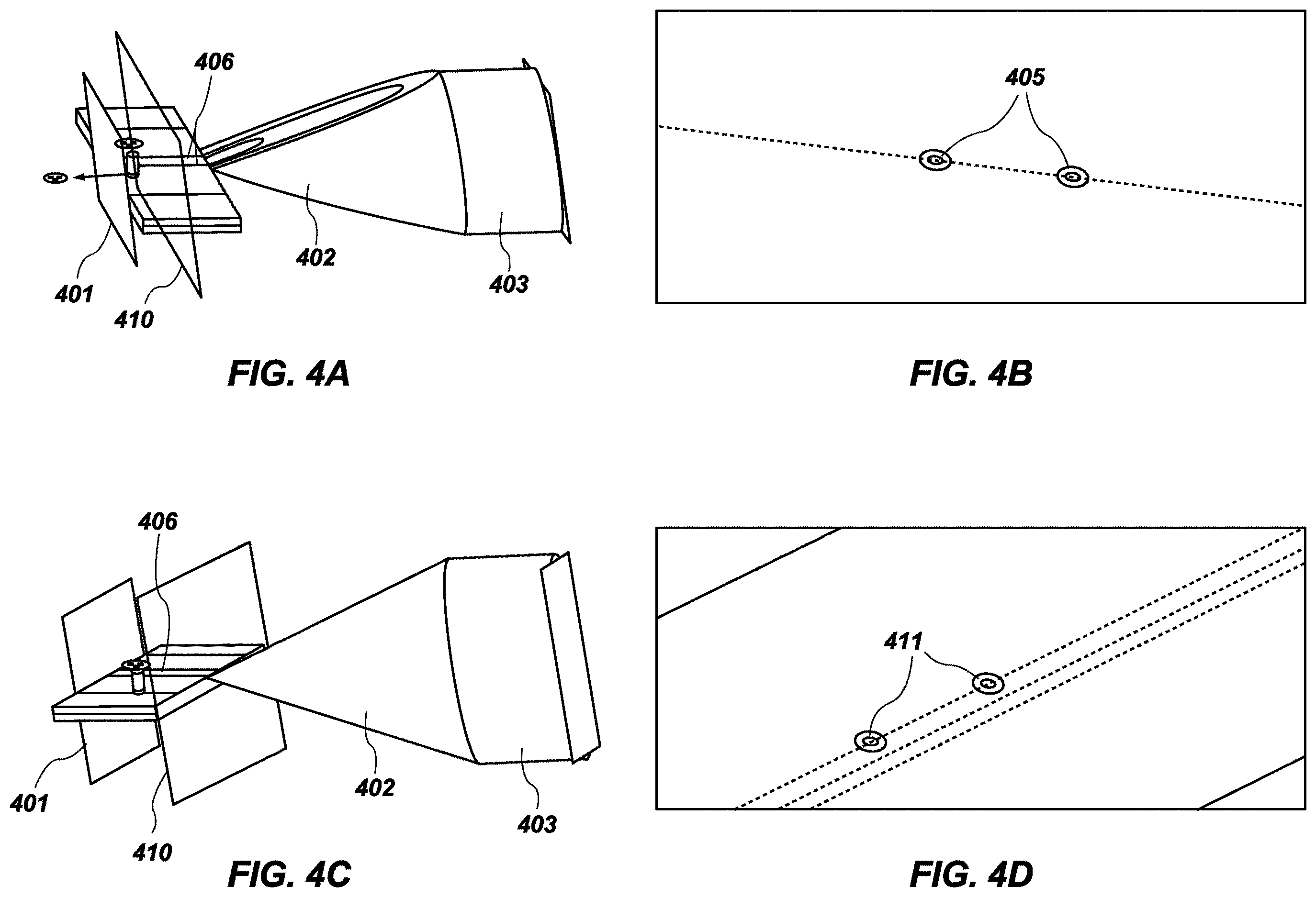 Patent US12614829 Figure 4 – Wide band end launcher for coaxial line to co-planar waveguide